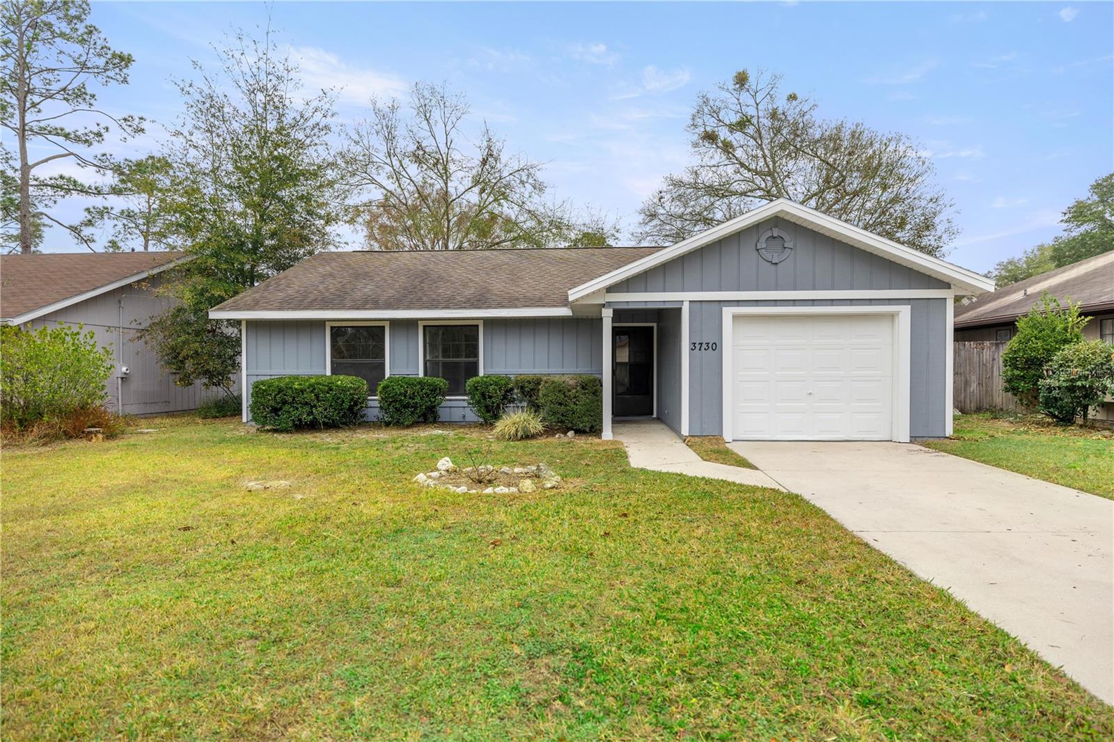 Move-In Ready Home in Desirable Mile Run – Nicely Updated! Welcome to this beautifully updated home in the sought-after Mile Run neighborhood of Gainesville! Conveniently located near shopping, restaurants, Santa Fe College, the University of Florida, minutes to the airport. This home offers both comfort and convenience. Outdoor enthusiasts will love the nearby parks, while residents can enjoy the fantastic clubhouse amenities, including a pool, playground, kiddie pool, tennis and basketball courts, and a scenic green space. This lovely, renovated home is truly move-in ready, featuring new interior and exterior paint, a fully remodeled kitchen with shaker-style wooden soft-close cabinets, sleek quartz countertops with a large under-mounted sink, and stainless-steel appliances. The bathrooms have been entirely updated, ensuring a modern and stylish feel throughout. Don’t miss the opportunity to own this like-new home in one of Gainesville’s most desirable neighborhoods. Schedule your showing today