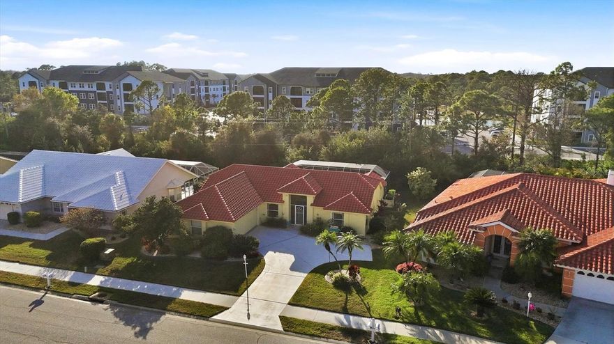 One or more photo(s) has been virtually staged. Experience the effortless elegance of Florida living in this Arthur Rutenberg custom Somerset pool home in the highly sought-after Chestnut Creek community of Venice. Perfectly positioned on a 9,600-square-foot homesite in an X flood zone, this two-bedroom, two-bath residence with a private den offers 2,103 square feet of thoughtfully designed indoor-outdoor living. Vaulted ceilings soar above the expansive great room, where walls of sliding glass doors fully pocket away,seamlessly blending interior comfort with the beauty of the outdoors. Step onto the newly paved, screen-enclosed lanai and enjoy your heated saltwater pool overlooking a tranquil wooded backdrop, creating a private, nature-inspired retreat. The spacious primary suite extends into a light-filled Florida sunroom, ideal for morning coffee, reading, or a peaceful home office. Dual closets provide generous storage, while the primary bath features a separate vanity area, walk-in shower and soaking tub for a spa-like experience. At the heart of the home, the kitchen offers a welcoming breakfast bar, large pantry, recessed lighting and effortless flow into the living and dining spaces, perfect for both everyday living and entertaining. A 2022 roof replacement provides added peace of mind. Additional features include a two-car garage with a workshop and pull-down attic storage. Chestnut Creek is a deed-restricted community known for its mature tree canopy, shaded walking paths, central lake and serene rookery. Annual homeowners association fees are $600. Ideally located just minutes from Gulf beaches, shopping, dining and Venice's vibrant cultural amenities, this residence offers privacy, comfort and the quintessential Florida lifestyle.