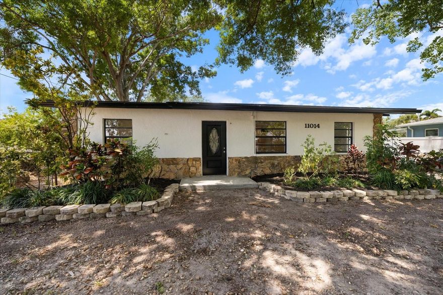 One or more photo(s) has been virtually staged. Experience refined Florida living in this beautifully **reimagined 3-bed, 2-bath residence**, showcasing a thoughtful 2026 renovation and a sleek, modern aesthetic throughout. A **newer 2024 roof** provides peace of mind, while the interior has been transformed with **luxury vinyl plank flooring**, elegant finishes, and a bright, open layout designed for effortless living.

The designer-inspired kitchen features **quartz countertops**, updated cabinetry, and contemporary fixtures, creating a sophisticated space for cooking and entertaining. Both bathrooms has had a complete redo and stylish updates.  French doors invite natural light and connect the living spaces to the outdoors, while the corner lot setting enhances privacy and curb appeal.

With durable block construction, Flood Zone X, and a central Pinellas location close to dining, shopping, and major routes, this home blends modern luxury with everyday convenience. A polished, move-in-ready retreat with timeless appeal.