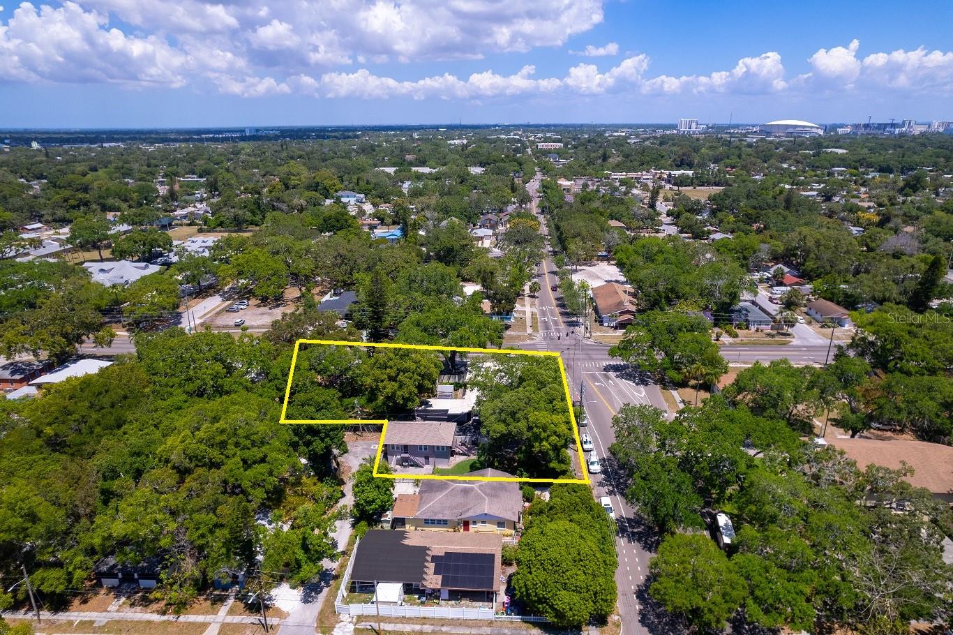 Introducing a prime redevelopment opportunity at 2200 22nd Avenue South, St. Petersburg, FL. This .57-acre parcel, strategically located at a high-traffic intersection with a stop light, comprises four distinct lots. The property currently features a versatile showroom and production building, alongside an apartment building, offering diverse potential for transformation. With its expansive footprint and prominent location, this site is ideal for visionary developers looking to create a landmark project in a thriving area. Whether reimagining the existing structures or embarking on a new development, this property provides the canvas for innovative commercial or mixed-use ventures. Seize the chance to redefine this dynamic corner of St. Petersburg and contribute to the city's vibrant growth.
