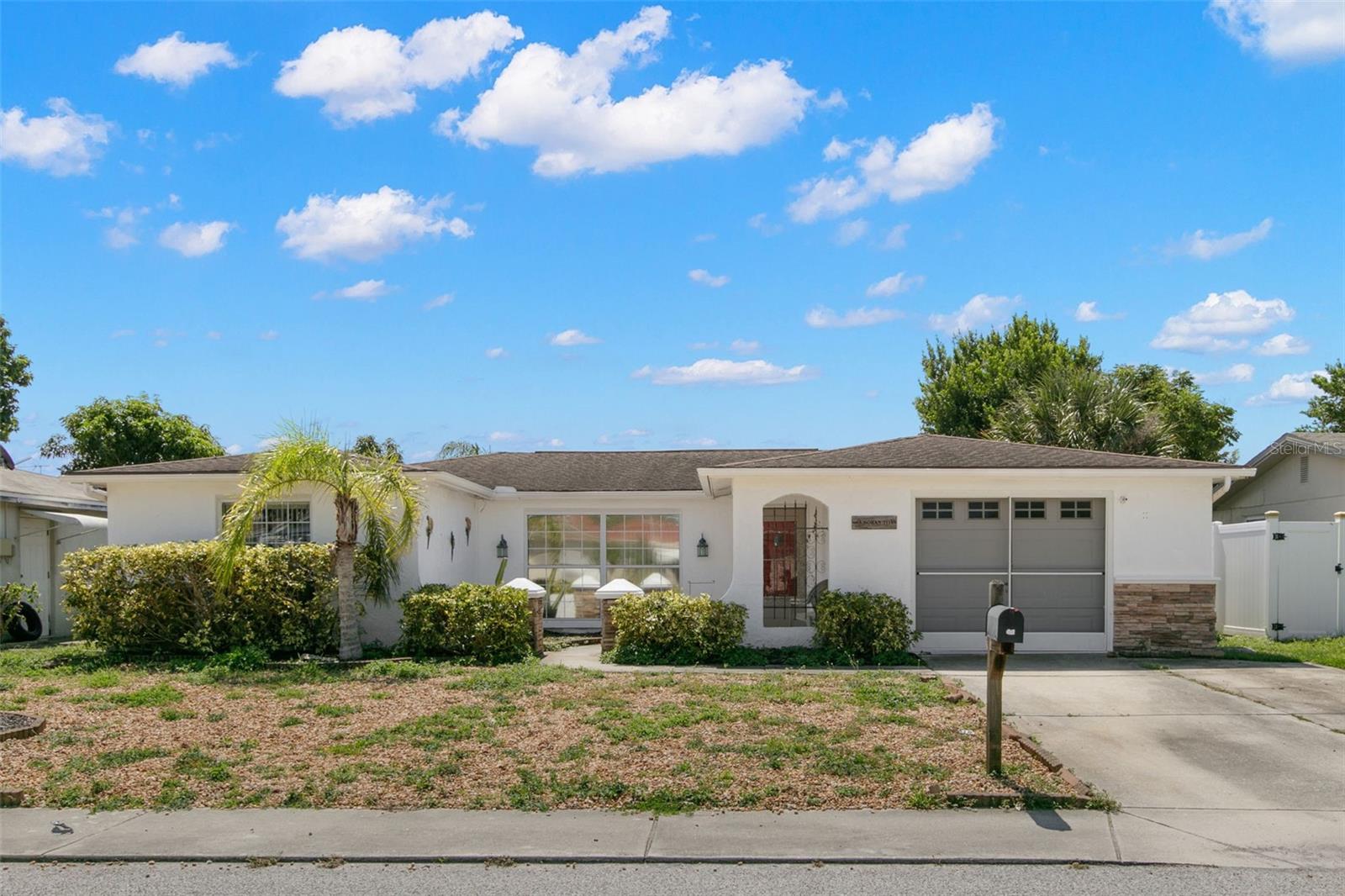 PRICED TO LEASE NOW! One of the few rentals with a pool in the area—this home is designed to beat the competition, with FREE pool maintenance, so you don't have to worry about pool cleanings! The landlord is motivated, so act fast and don't miss this opportunity! Our easy, hassle-free leasing process makes the application process a breeze! Inside this you have a spacious 3-bedroom, 2-bath home featuring a modern open-concept design with granite countertops, stainless steel appliances, and plenty of natural light throughout. The primary suite offers privacy and comfort with an attached bathroom and a sliding glass door that leads directly to the screened-in pool area—your very own backyard oasis. Enjoy peaceful evenings poolside, all within the security of a full screen enclosure. Plus, this property is located in a no flood zone, giving you added peace of mind during those pesky hurricane seasons. The spacious layout offers plenty of room for comfortable living, and the highlight is the open space living room with stunning view of the sparkling screened-in pool. Enjoy peaceful evenings in your backyard oasis without the pain of chlorine pool cleanings. This friendly community offers a tranquil lifestyle while still keeping you close to the action. Whether you're swimming or connecting with neighbors, this home is ready for your best move yet. Ready to take the next step? Apply today and schedule a tour!