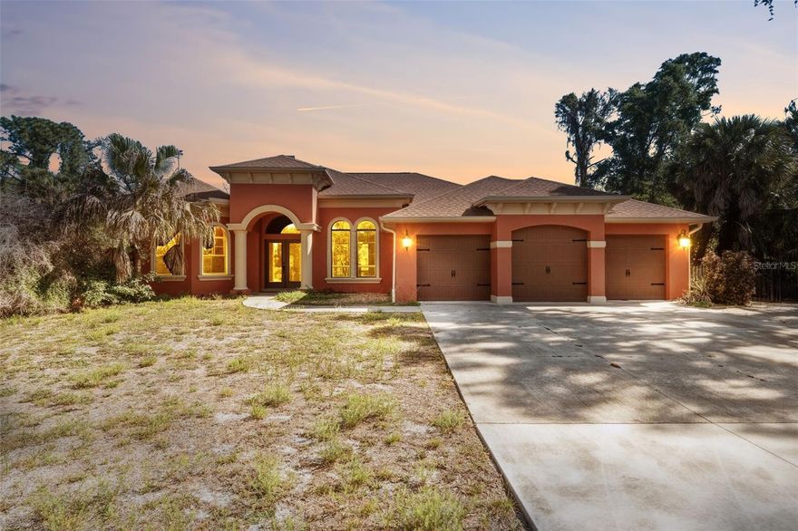 RARE FIND! NESTLED ON APPROX. 20 ACRES ZONED AG IN NORTH PORT ESTATES! Ready for you to restore to its former glory or to envision your own dream! This sprawling estate features a gated entrance, main home, guest house and additional structures seller used as a horse barn, dog kennel, chicken coops, workshop and numerous other small outbuildings. The main home features over 2,000 sf, 4-bedrooms, 3.5 baths, 3-car garage, open floor plan with rich architectural details, high ceilings, crown molding, cozy fireplace in living room and zero-corner slider to seamlessly blend indoor and outdoor living. Spacious kitchen offers solid wood cabinetry, granite counters, stainless appliances, closet pantry, breakfast bar and casual dining nook with large aquarium window. Split floor plan provides privacy for all offering generous primary suite with access to lanai, convenient half bath to lanai and ensuite with garden tub and garden view walk-in shower. Two guest bedrooms share separate full bath. Step outside to expansive outdoor space with covered lanai, outdoor kitchen area and screened pool. The casita is a great space to continue the transformation into a guest space with 2-car garage and is air conditioned with new flooring, paint, full bath and bar/kitchen area. Previously used as an animal sanctuary with plenty of room to bring your horses and all animals you adore. This serene property offers exceptional potential to experience country living close to I-75 to commute north or south and North Port restaurants, shopping and schools. This property is sold as-is. Schedule your private showing today!