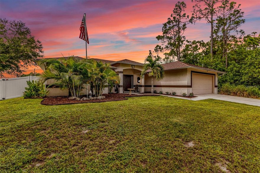 Welcome to 4899 Cromey Rd! This gorgeous home features three bedrooms, two bathrooms, a two car garage, with just under 1700 square feet of living space, and is located in North Port, one of Florida’s most desirable cities to buy a home!
Here you will find lots of great updates including a NEW ROOF(2022), NEW  FLOORING (2022), UPDATED KITCHEN W/ NEW STAINLESS APPLIANCES (2022), WHITE VINYL FENCE (2023), NEW AC (2023), NEW WATER SOFTENER (2023), & REMODELED GUEST BATHROOM (2025). 
This split-floorplan, open concept home, lets in lots of natural light for a cozy yet spacious feel! Don’t forget to check out the INCLUDED FLOORPLAN and 3D VIRTUAL TOUR to get a great idea of this home’s layout before calling your favorite real estate agent to see this wonderful home in person!
Cromey Rd is located near US41 and I75, whether you are commuting or staying local, you will find easy access to all the great shops, dining, and entertainment Southwest Florida has to offer! If you love to travel, or have guests visiting, this home is only 20 minutes from the Punta Gorda Airport, and about 50 minutes from Southwest Florida International Airport in Fort Myers! 
Stop by today to see this cute home today, it might be just what you’ve been looking for!