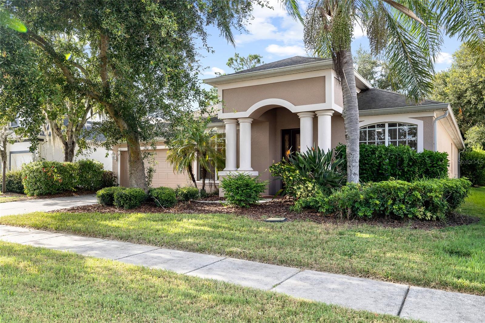 FOR RENT!! 4 Bedroom, 3 Bathroom Single Family home in Seven Oaks, Wesley Chapel, FL. Amazing POOL home in the GATED part of Seven Oaks! Featuring high ceilings, hardwood floors and carpet in the bedrooms, upgraded kitchen cabinets and granite countertops! Don't miss this much sought-after opportunity to rent a custom-styled POOL home in a GATED and thriving community with lots of open floor space close to everything you will need along with access to excellent schools. Enjoy access to the Seven Oaks amenities, multiple pools, clubhouse, tennis courts, basketball courts, nature trail, parks, and more! No pets are allowed. Large Backyard Conveniently located to some of Wesley Chapel's popular shopping/dining areas. The application fee is $55 for each person for anyone over 18 years of age who will be living in the property. Included in the rent is the monthly LHT Benefits Package of $295 which includes Pool, Landscaping, air filters and pest control. REQUEST A SHOWING TODAY!