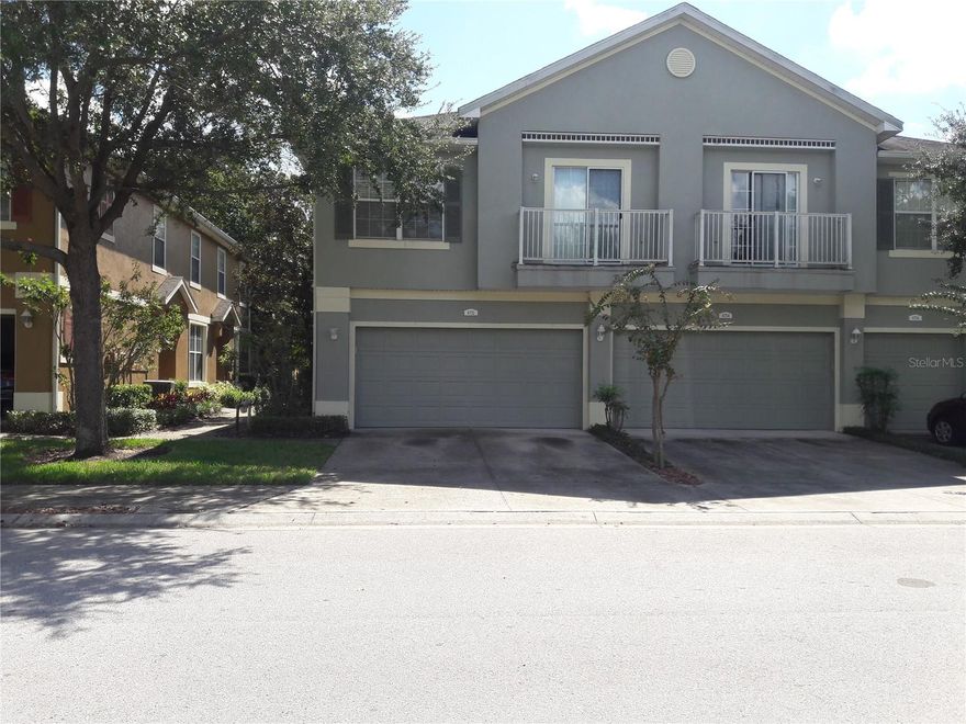 Stunning LARGE 3 bedroom and 2 1/2 Bath Townhome! Volume ceilings with lots of space with open plan. Nice 2 car garage in a beautiful, well-kept community! Private Master Suite and lots of upgrades** Includes all kitchen appliances **  Just minutes away from Brandon Town Center, Crosstown Expressway, downtown Tampa and MacDill Airforce Base. Full access to the community pool! Won't last long! This townhome is in a beautiful gated community and has many outstanding features that will make you proud to call this home. One of the Brandon/Riverview area's fastest-growing communities offers a convenient location in the heart of Tampa Bay's growing suburbs. Located only an average of 15 minutes from many Tampa Bay destinations, Eagle Palms puts you where you want to live and helps you get to where you need to go quickly. The open, spacious floor plan welcomes you as soon as you step inside. All neutral colors so you can easily customize with your furnishings. The foyer, living room, and kitchen flow seamlessly from one to the other. The entertainment niche in the living area provides the perfect spot for your television and electronics. The kitchen is complete with wood cabinets and overlooks the living room area with the breakfast bar, side-by-side refrigerator with water and ice, a large pantry, glass top stove, and microwave. **At the time of move-in, tenant costs will include a processing fee of $125.00 along with rent and any deposit. No Pets!