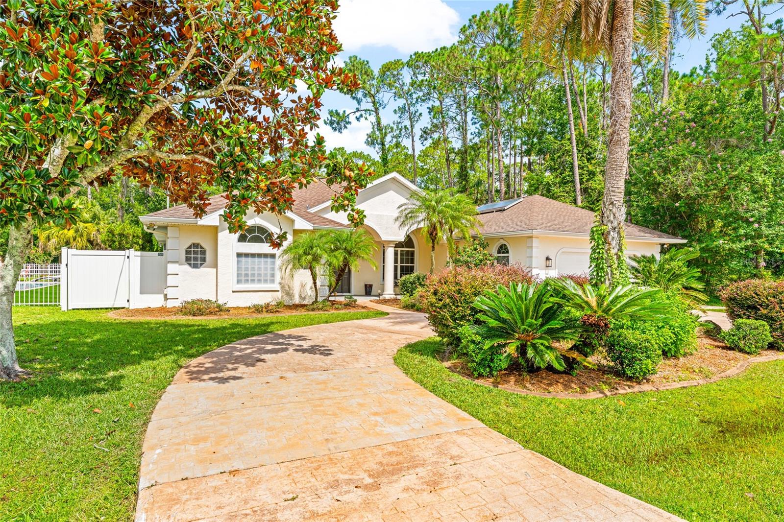 Welcome to 68 Egret Trail – A Golf Course Pool Home in the Heart of Palm Coast!
Located in a beautifully maintained and peaceful neighborhood, this 3-bedroom, 2.5-bath concrete block home offers 2,370 sq ft of well-designed living space on a nearly quarter acre lot overlooking the Cypress Knoll Golf Course. Built in 1999, this home blends classic Florida architecture with modern comforts.
Step inside to discover soaring ceilings, abundant natural light, and a welcoming open floor plan. The spacious living and dining areas feature a cozy fireplace and seamlessly flow into the well-appointed kitchen with stainless steel appliances, new sink and elegant matte finish countertops -- ideal for entertaining or everyday living.
The large primary suite serves as a relaxing retreat with a generous walk-in closets and a luxurious en-suite bath. Two additional bedrooms provide flexible space for guests, a home office, or hobbies.
Step outside to your private oasis—a screened-in pool area with solar heater and overlooking the golf course, perfect for enjoying Florida’s sunny weather, relaxing in the evenings, or hosting gatherings with family and friends.
Additional highlights include:
* New roof installed in 2019
* Open-concept layout with great flow
* Circular driveway
* 2-car garage
* Quiet, established golf community with no HOA fees
* Close to shopping, restaurants, parks, golf courses, and just minutes from Flagler Beach
This move-in-ready home is ideal for year-round residents, seasonal living, or as a low-maintenance investment.
Don't miss your chance to own a piece of paradise in Palm Coast—schedule your showing today!