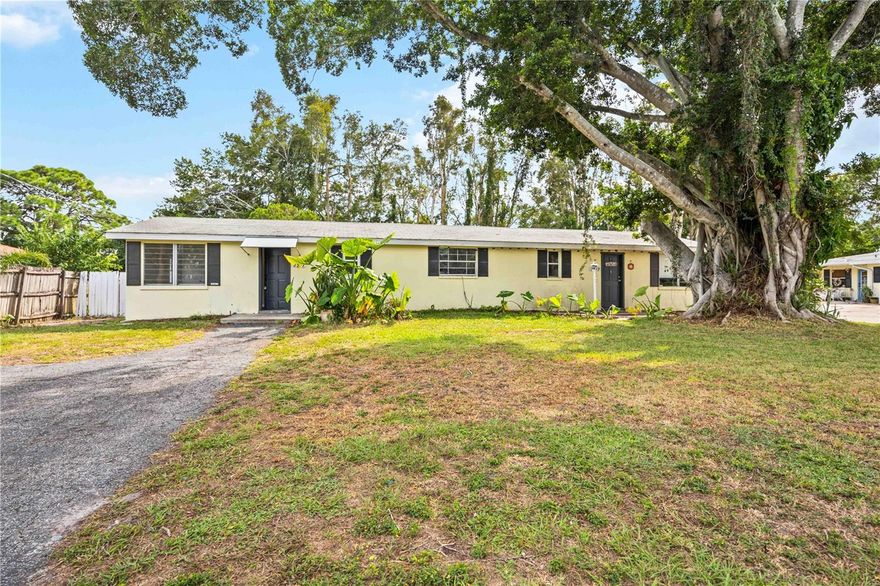 Cash Flowing TRIPLEX!!! Seller is willing to put on a new roof prior to closing with a full price offer or better! Buyer's financing fell through. Their loss your gain!  Income producing multifamily properties with these numbers do not hit the market often. Located in a very desirable area of West Bradenton that demands high rental numbers, all 3 units of this property (2 2bed/1bath units and 1 1bed/1bath unit) have a proven track record of success and are all rent ready. The property consists of two separate structures providing a little privacy for occupants. One of which is a traditional duplex and the other being a separate 1/1 cottage in the rear. There is massive amounts of parking for all tenants and the parcel is .299 of an acre which is mostly comprised of a very large shared backyard currently. It could very easily be divided into 3 private yards for tenants. All units have Luxury Vinyl Plank Flooring, fresh paint, and are semi updated. Numbers are as follows: 2915- $1300 month to month lease, 2919- $1750 annual lease expiring 4-29-24, and 2917- market rent is $1750 and is currently vacant for possibility of owner occupant.  This truly is an amazing opportunity for a house hacker or investor looking for hard to find returns in this market. PLEASE DO NOT DISTURB TENANTS! The vacant unit is easy to see but the occupied units will be shown through scheduled group showings.