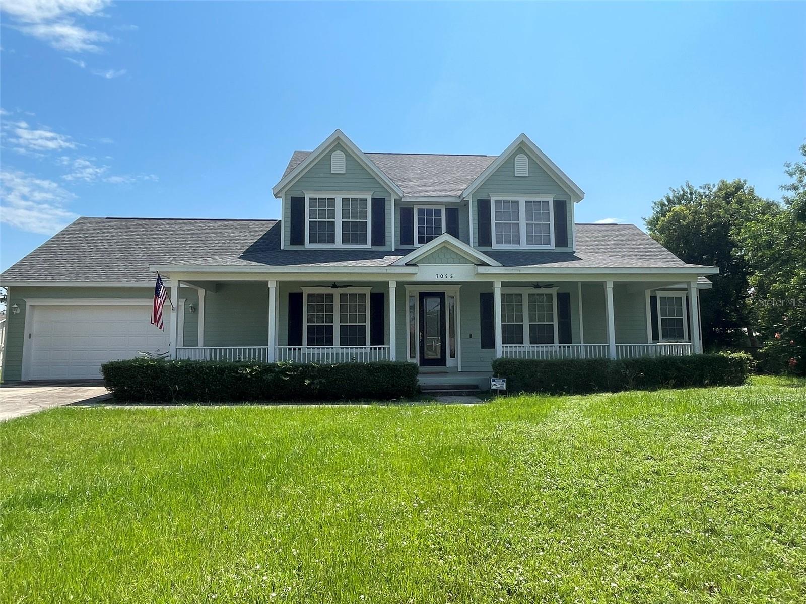 Beautiful custom built home with 3 bedrooms, 2 1/2 bathrooms located on an acre of land in Saint Cloud. Enter into a beautiful foyer with stairs that lead to the second floor. Spacious living room offers a fireplace and open to kitchen space. Kitchen features stainless appliances and additional eat in dinette space. Formal dining room features crown molding and wainscotting for an upgraded elegant space for hosting and entertaining. Primary bedroom has an upgraded tray ceiling is located on the first floor and has an en-suite bathroom with jetted tub, large shower stall, double sink vanities, double walk in closets, and a linen closet. Laundry room offers a utility sink and plenty of cabinet space for extra storage. Half bathroom leads out to rear porch. First floor bonus room would be ideal for use as an office or playroom. Upstairs includes an open loft from staircase. Two additional bedrooms which share a full hallway bathroom with tub/shower combo. Additional second floor bonus room give ample room for use as a den, man cave, homeschooling room, craft room, etc. - ideal for so many options! Exterior offers a front and rear covered porches, two car attached garage, and spacious outdoor space. Home is equipped with a water softener system. Home is located in the Bay Lake Ranch community nearby to Harmony and Harmony zoned schools. Pet friendly! ** See realtor remarks for application instructions. HOA Fees, rules and regulations, home square footage, and lot sizes should be independently verified. Tenants are solely responsible for the cost of obtaining gate passes, amenity passes, and mailbox keys.