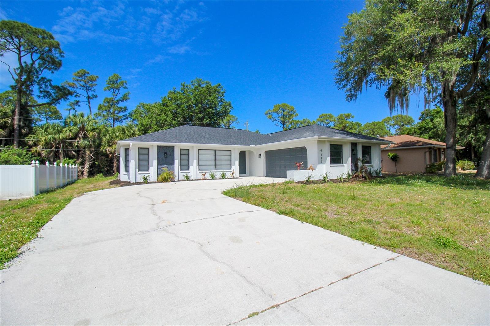 Welcome to Rising Tide! This stunning 3-bedroom, 2-bath private pool home is located in the famous city of Port Charlotte. Rising Tide is only 4 miles from the Port Charlotte Beach Park, where you can rent kayaks or boats and go out into the Peace River to connect to the Gulf of Mexico or enjoy walking the pier and indulge in all the scenery. Rising Tide has been recently renovated into a chic coastal home. Upon entry, you will find an open concept floor plan. The spacious living room has two couches, a day chair, a Smart TV with a Roku Stick for easy streaming, and views of the pools. Adjacent is a chef’s dream kitchen, boasting gorgeous quartz countertops and stainless-steel appliances. There are four barstools and a stunning dining table that looks over the pool that can seat up to six comfortably. The master bedroom has a queen-size bed, along with a twin bed. This room has gorgeous finishings with a large walk-in closet. Attached is the spa-inspired master bathroom. There is an elegant vanity, custom tile flooring, a walk-in shower with a rainfall showerhead, and a detachable showerhead. Down the hall from the kitchen is the second bedroom, which has a full-size bed and bunk beds. There is plenty of closet space as well for your personal belongings. The second bathroom has an updated vanity with a shower/tub combo with a rainfall showerhead. The third bedroom has a full-size bed and bunk beds, with a day chair to kick back and relax after a day by the pool. Time for your outdoor oasis. Through the sliding glass doors off of the living room, you will find the free-shaped pool that is entirely caged-in. It is the perfect spot to relax and enjoy all the surrounding nature. There is an outdoor dining table that can accommodate up to four and two Adirondack chairs. House Rule: No smoking. No burning candles inside of lodging. No parties. Furry friends, welcome! A required $200 non-refundable pet fee is to be paid directly to the management company after the reservation is confirmed. Don’t miss the gorgeous sandy beaches of Manasota Key Beach, Venice Beach, & Caspersen Beach/ Choose from endless dining destinations or shop to your heart’s content in the charming boutiques of downtown Venice. Catch your fish of the day on the Venice Fishing Pier, or venture farther south to Boca Grande of Gasparilla Island for a day trip! Explore Don Pedro Island State Park accessible only by boat or ferry, where you can get lost amid the mangrove forests, dunes, & beaches.
**Taxes and fees not included.