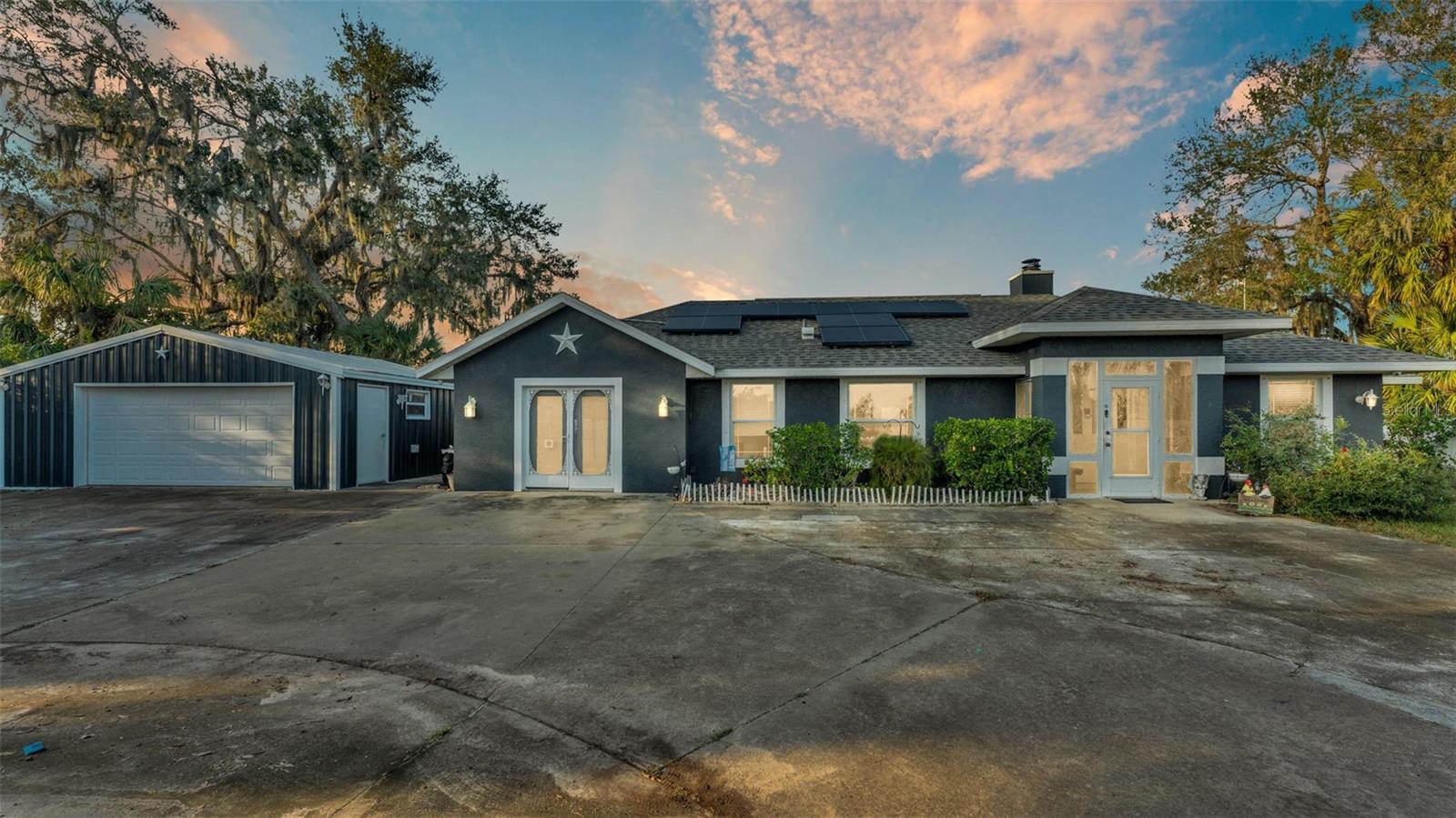 *Make us an offer by 7/31/2025*
Purchase a Piece of FL Paradise!!! This is the home they never wanted to sell! Here's the Florida Waterfront Retreat that YOU'VE been looking for. Located less than 90 Minutes from Disney Parks. This home is properly situated on Central Florida's Fresh Water Lake Reedy in Frostproof, it is FAA APPROVED for your Sea Plane and home to the LAKE REEDY BASS FISHING TOURNAMENT for your fishing desires. The Breathtaking Sunsets from the 140ft dock or the Sancturary of the 35x24 Enclosed Porch provide all the serenity you need to recharge from your day. Not to mention the Luxury Swim Spa providing you with an endless swimming experience. Your next home offers a blend of modern luxury and timeless charm. You can Live off of the land with almost half an acre of private land. Add to the Fruit trees(grapefruit, cherry, orange, lemon, banana) and create your own nursery around the chicken coup. Can even fish from the Private Beach if you choose. As we enter your home you're immediately greeted with an OPEN CONCEPT, noticing that Lake Views are apparent in almost every location in the home. Providing you with plenty of Natural Sun Light. The home flows straight into the Kitchen/Family room setup which is ideal for entertaining friends and family from your Chefs Kitchen. Enjoy the New Premium Stainless
Steel appliances until your hearts content. You can enjoy delicacies like Smores with your Dual-Sided Wood Burning Chimney with Family in the living room or even in privacy from your Master Suite. Speaking of, the Vintage accents throughout the home continue to provide more charm into the master. The Master Bath was Fully Remodeled leaving you the choice of bathing in a luxurious Pedestal Bathtub or rainfall Standup Shower. Moving along, the Master Closet provides the convenience of space and storage while providing the serenity of overlooking the lake. Some more features of the home is the Massive 46.5 ft long florida room perfect for more common space, the 2.5 Car Garage perfect for your toys, the convenience of a half circle driveway with plenty of space for even an RV complete with 50 amp hook up. The 2019 roof. Your next Florida retreat is the result of all of the Love from the previous owners. That Love certainly will extend to you once you see this home. Schedule to see today!!!