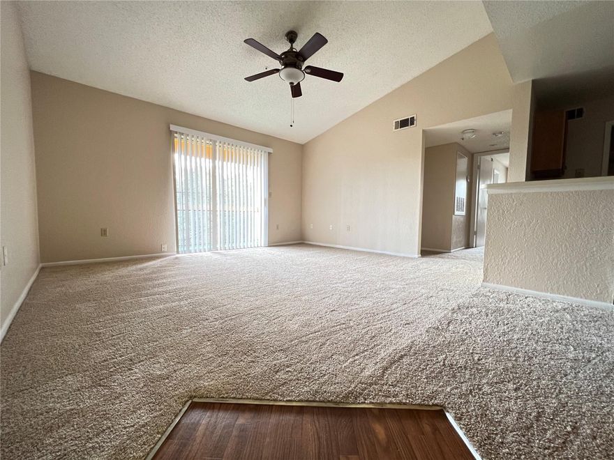 Welcome to this charming 2-bedroom, 2-bathroom condo that has been freshly painted, exuding a clean feel throughout. Step onto brand-new carpeting that adds a touch of comfort underfoot, providing a cozy and inviting atmosphere. The new air conditioning system ensures optimal climate control and a refreshing environment year-round. This condo also offers a balcony for evening relaxation and leisure. Additionally, there is a convenient storage room to keep clutter at bay. The community amenities include a clubhouse, pool, gym, and a laundry room for larger items. Enjoy outdoor activities with basketball and tennis courts available for residents.