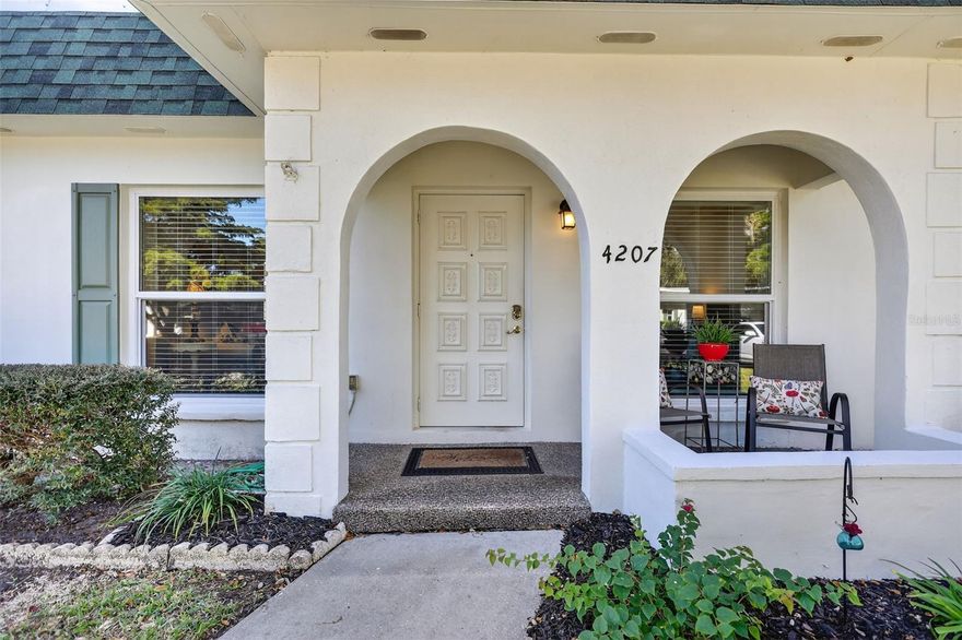 SPRING PRICE DROP...Fall Back into Cortes Villas; Bradenton’s best-kept secret for easy, maintenance-free living. This updated 2-bedroom, 2-bath Condo in section 7, offers a perfect blend of comfort and style in one of the community’s most peaceful, tree-lined settings. 
NEW HURRICANE WINDOWS which is a gift for the new Owner. Step inside to find an open, light-filled floor plan with Modern finishes, Bright tones, and plenty of space for entertaining or simply relaxing. The kitchen has been tastefully refreshed with updated cabinets and fixtures, new appliances, flooring, backsplash and a water filtration system. There is ample counter space for cooking or casual dining. The primary suite includes a private bath and generous closet space, while the sunny second bedroom offers flexibility for guests or crafting. The brightly lit Den/home office is spacious and has plenty of storage and large window, for an easy conversion to a third bedroom. Luxury Vinyl Plank flooring throughout the entire unit for a continuous flow.
Off the Kitchen, enjoy your morning coffee in the sun-drenched Florida Room, or take a short stroll to the community’s clubhouse, heated pool, and social activities. Located just minutes from shopping, dining, medical facilities, and the Gulf beaches (Anna Maria & Holmes Beach) this villa combines convenience with tranquility—perfect for year-round living or a seasonal retreat. Additional Storage with pull-down ladder in Florida Room! Come see why Cortez Villas continues to be one of Bradenton’s most desirable 55+ communities—where every day feels like a vacation.Schedule your tour today! All Measurements and info deemed reliable. Buyer to verify room sizes, Condo restrictions, and lease terms with association, if important.