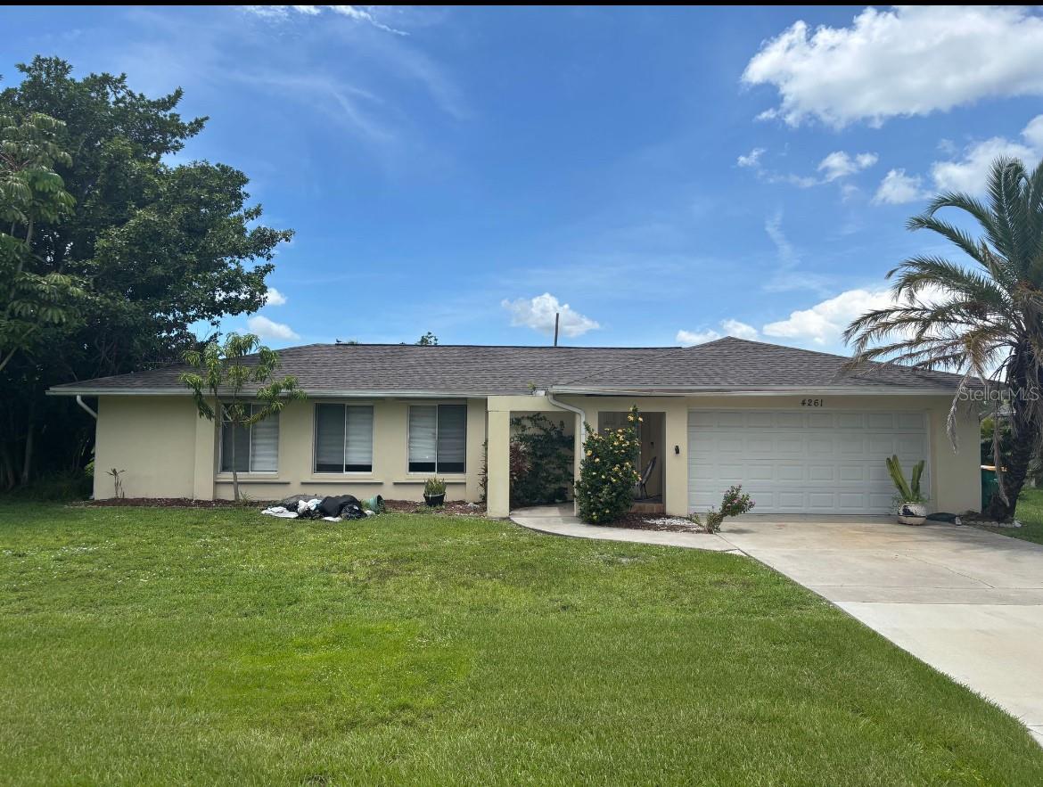 *Multiple offers have been received. Seller requests highest and best by 9pm Thursday July 31st.* Port Charlotte home for sale! 3-bedroom block home on a spacious .35-acre corner lot with no HOA! Featuring an open floorplan that's great for entertaining, this property also offers peace of mind with a new roof (2022), new septic system (2022), and new water heater (2022). Located in flood zone AE. Ideal as a primary residence, seasonal getaway, or investment opportunity. Close to shopping, dining, and Gulf Coast beaches.