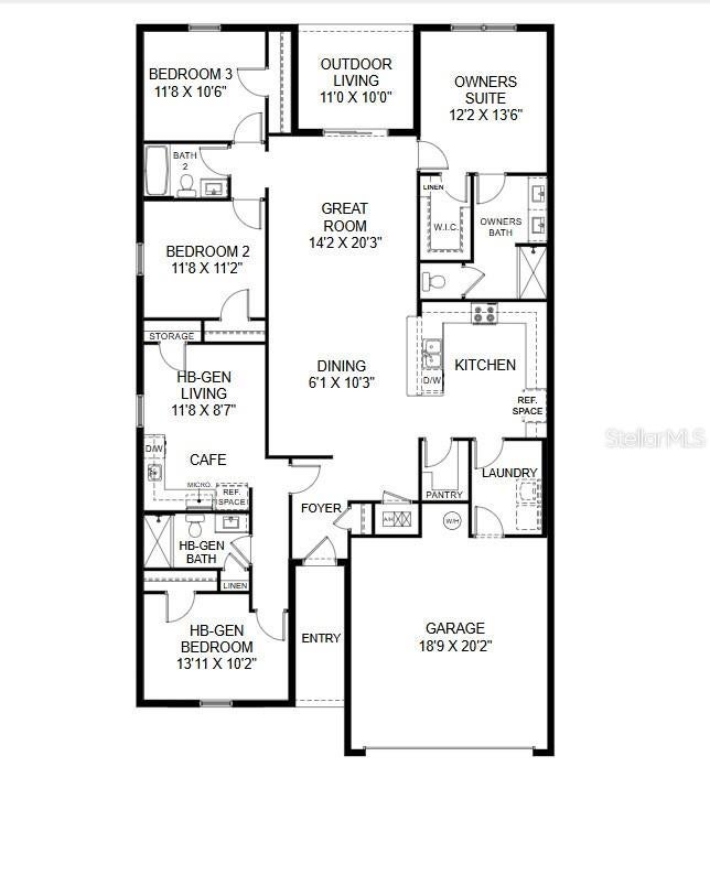 Photo of 233 Cimarron Drive, Poinciana, FL 34759 (MLS # C7529372)