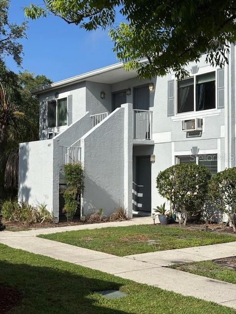 NEW LIST PRICE. First floor STUDIO floorplan - around the corner from the Hillsborough River - well maintained freshly painted, charming & efficient; gated community with security; amenities include pool, spa, fitness center, laundromat, playground, clubhouse, boat dock, boat ramp, gazebo with panoramic river view - this information comes from the HOA Comunity Information. 4127 parking spot - plenty of guest parking. Finaning available: conventional, cash, VA - not FHA. Convenient to I4, downtown, USF & Tampa airport. Buyer to verify room dimensions.