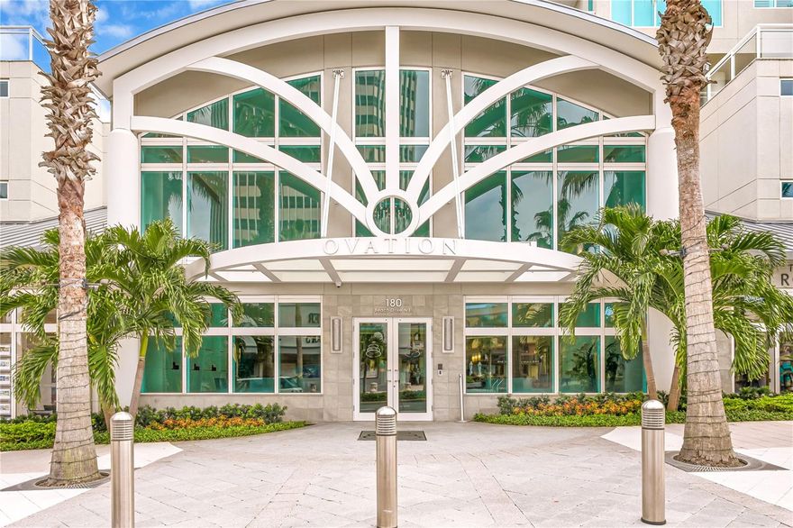 Welcome to Ovation, downtown St Petersburg’s premier waterfront luxury condominium tower, where breathtaking views converge with elegant comfort to create a living experience like no other. This 9th-floor residence offers a front-row seat to the spectacular beauty of Tampa Bay and the iconic St. Pete Pier, with mesmerizing city skyline vistas from nearly every room, including the opulent master retreat.  Step into a world of sophistication as your dedicated elevator opens to a private vestibule, whisking you to the grand foyer entry of this 3,660-square-foot masterpiece.