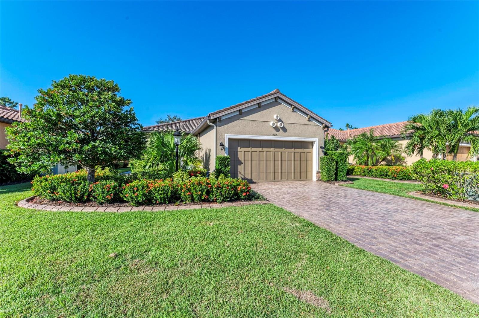Available September 1st for SHORT-TERM rental opportunity in the heart of Lakewood Ranch at Esplanade Golf and Country Club community!! This 2 bedroom, 2 bath plus office/den, and 2-car garage detached villa is available TURNKEY with all appliances including washer and dryer. Rent while your home is being built or relocating to the area to get acquainted with all that Lakewood Ranch has to offer. This home has the perfect open floor plan. Interior features include a breakfast bar, a fully stocked kitchen, and everything needed for short term living. Association fees and internet included with monthly rent. Tenant pays for cable tv (optional), electric, water/sewer, and natural gas. Credit/background fee and association application fee required. First, last and security deposit due at lease signing. Esplanade offers something for everyone looking for luxury resort living! With an amenity rich resort lifestyle there is a monthly social and activity calendar, on-site lifestyle director, social events, & social clubs. Enjoy a round of golf on the 18-hole championship golf course (pay to play—no mandatory golf dues), or enjoy other activities such as tennis, pickleball, & bocce ball. There are 2 clubhouse facilities equipped with fitness center, exercise classes, spa/salon, firepit areas, dog parks, and kayak launch. Grab a casual bite at the pool side Bahama Bar or visit the Barrel House for dinner at the Culinary Center which has wine tastings, catering services & special events. Close to I75, UTC Mall shopping, medical facilities, downtown Lakewood Ranch, Bradenton, Sarasota, & fantastic Gulf beaches of Anna Maria Island. Schedule your showing today!!