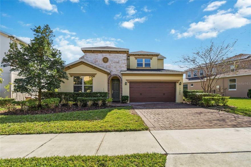 Beautiful, 5 year old, just remodeled Large 4-3 home off Marsh Road near 429 and Winter Garden Village. This large 2817sf home shows many architectural features and craftmanship to help it stand out of the crowd. With tall ceilings and ceiling details, many arched openings. Bonus loft, Formal dining, and a separate kitchen dining which is part of a larger great room with living room and Kitchen. Kitchen has a large walk-in pantry, brown cabinets, with lighter tan speckled granite counters accented with all stainless steel appliances, a large island with breakfast bar that overlooks the living area. The living area has a 3-panel patio slider opening up the backyard with covered patio and pleasant view of a greenway retention pond a few homes and lake beyond the trees. First floor has a second bath and 2 bedrooms near the front, and the master bedroom in the back. The master bedroom as detailed architectural ceilings, large bath with walk in shower, separated dual vanities, separate toilet room, linen closet and large clothes closet. The stairs to the second floor as beautiful decorative rail and opens into a HUGE loft. With a 4th bedroom and 3rd full bath. Laundry room with washer and dryer are first floor by garage. This Home is conveniently located in the awesome community of Waterside at Johns lake, with an incredible huge pool lakeside, clubhouse, state-of-the-art fitness center, will make you feel like your on vacation. The lakes have walking paths, benches and picnic tables. New playground and picnic area by the new dock being built. Located just a few minutes from Winter Garden Village and the 429 and turnpike.