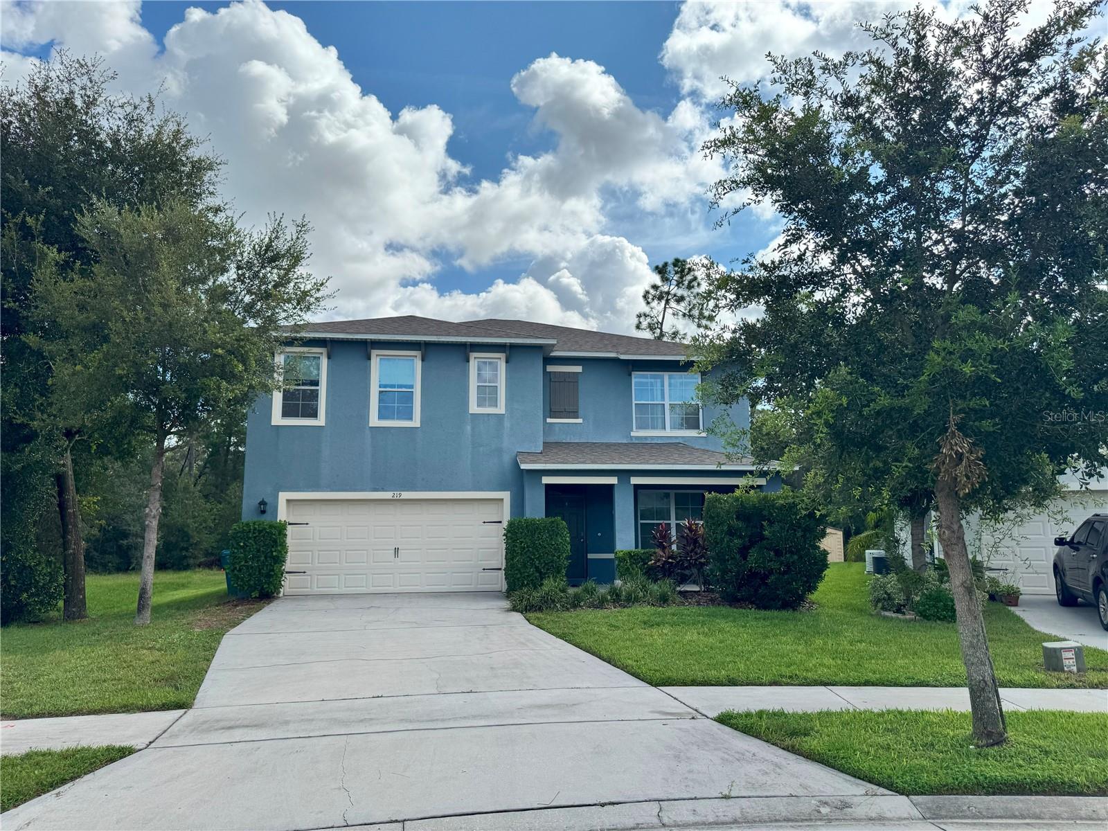 Absolutely stunning 5-Bedroom Home on Oversized Lot in Victoria Oaks! Welcome to this grand two-story, 5-bedroom, 3-bathroom home nestled on an oversized lot in the highly sought-after 581 home community of Victoria Oaks. Built in 2019, this beautifully maintained home offers a spacious open-concept floor plan, perfect for modern living. The gourmet kitchen overlooks the living and dining areas, featuring sleek granite countertops, stainless steel appliances, a large walk-in pantry, and bar seating for five—an ideal space for entertaining. Sliding glass doors open to a massive backyard, ready for your personal touch. Downstairs, you'll find a guest bedroom with a full bath as well as a dedicated home office, providing flexibility for work or guests. Upstairs, the primary suite offers a luxurious retreat with a spa-like en-suite bathroom, including dual vanities, a glass-enclosed shower, and a spacious walk-in closet. Three additional bedrooms and a versatile loft space complete the upper level. Luxury vinyl plank flooring in the office and all bedroom and professional cleaning service ensuring a great move-in-ready experience. Enjoy resort-style amenities, including a clubhouse, fitness center, beach volleyball court, playground, and community pool. Conveniently located just minutes from downtown DeLand, this home also offers easy access to Daytona Beach and Orlando’s world-famous theme parks. Don't miss out on this incredible opportunity—call today to schedule your private showing!