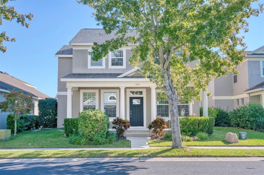 There is something special about the way the gated community of Waterside Pointe feels, and 606 Lake Talquin Way that evokes a nostalgic, small-town American charm perfectly. By tucking the two-car garage away in the back, the home shows off a clean, traditional face with a classic front porch that’s practically begging for a couple of rocking chairs. Inside, the heart of the home shines with brand-new granite countertops, 42-inch cabinets, and stainless steel appliances. The downstairs layout is the perfect blend of separate and open —open enough to keep you in the conversation while cooking, but with a screened patio and fenced backyard that offers a private retreat for you and your pets. Upstairs, the home transitions into a quiet sanctuary. The Primary Suite is impressively sized, offering that "just right" feeling of a true master retreat away from the hustle and bustle downstairs.  The community amenities feel more like a vacation than a neighborhood, boasting a massive resort pool with a waterslide, a fitness center, a meeting room, and a private boat ramp for the Clermont Chain of Lakes. Zoned for top-tier schools like Cherry Lake Prep and located just five minutes from the local shops and dining in downtown Clermont, this home offers the lifestyle upgrade you’ve been looking for. Come and love it!