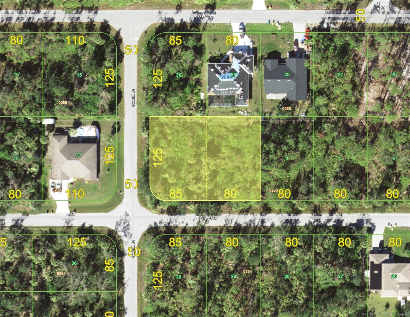 Double lot convenient to all amenities with beautiful beaches within 20 miles or so!