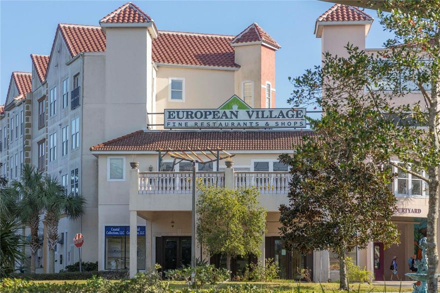 Charming end-unit condo in the heart of European Village in Palm Coast! This well-located 1-bedroom, 1.5-bath residence features an open kitchen and living room combo, creating a comfortable and functional living space. Enjoy your private balcony overlooking the beautiful courtyard, perfect for relaxing and taking in the vibrant village atmosphere. This income-producing property is currently occupied, making it an excellent opportunity for investors seeking immediate rental income. Located just minutes from Palm Coast’s pristine beaches and the Intracoastal Waterway marina, you’ll enjoy easy access to boating, dining, shopping, and entertainment right outside your door. Whether you're expanding your investment portfolio or looking for a low-maintenance property in a prime location, this European Village end unit offers both convenience and charm.