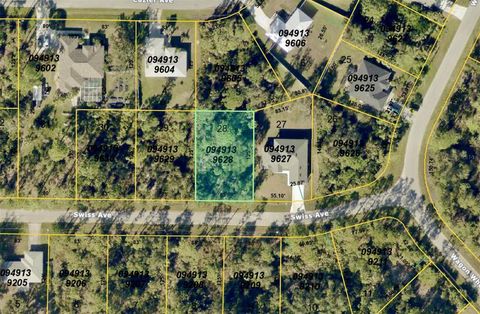 Lot 28 SWISS AVENUE NORTH PORT FL 34291