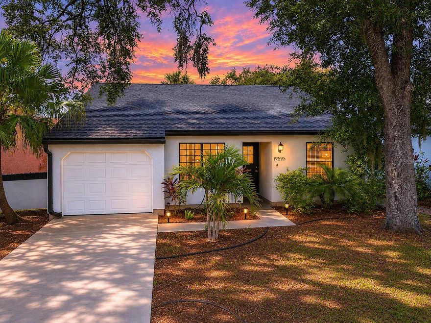 Welcome to this charming TURNKEY FURNISHED 2 bed, 2 bath home in the highly desirable community of Oak Hollow! Nestled in a cul-de-sac with MATURE, UPGRADED LANDSCAPING, this unbeatable location offers the perfect blend of beauty and privacy. Check out the numerous upgrades and features of this home including COASTAL-THEMED SOLID SURFACE COUNTERTOPS AND BACKSPLASH IN THE KITCHEN, STAINLESS STEEL APPLIANCES, A NEWLY-ADDED DISHWASHER AND PANTRY IN 2024, NEW ROOF IN 2023, UPDATED BATHROOMS, RECENT INTERIOR AND EXTERIOR PAINTING, AND TILE THROUGHOUT! Enjoy easy access to the screened-in lanai from the living room and primary bedroom! This home is also located in flood zone X500, meaning NO FLOOD INSURANCE REQUIRED IF YOU ARE FINANCING! Underground power lines help preserve the natural beauty and open feel of the neighborhood while PUBLIC WATER AND SEWER provide added convenience and low-maintenance living for everyday ease. Oak Hollow residents get exclusive access to the amenity-rich Oak Hollow Recreation Center, featuring a clubhouse, fitness center, heated pool, tennis/pickleball court, basketball court, playground, horseshoes, bocce ball, and shuffleboard - all included with the low HOA fee! Whether you are looking for a full-time residence or the perfect part-time retreat, this move-in-ready gem is one you do not want to miss out on. Schedule your private showing today!