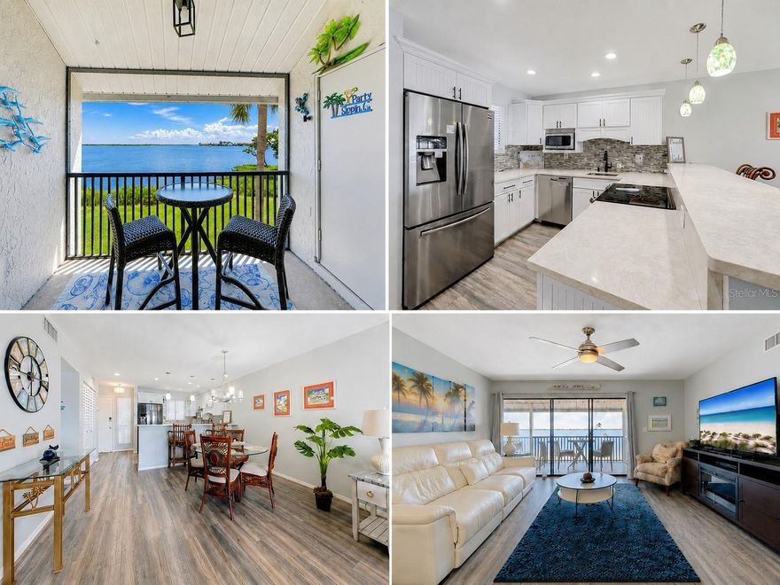Stunning second-floor two-bedroom, two-bath bayfront condo with unobstructed views of Sarasota Bay. One of only 16 bayfront units at Runaway Bay, this rarely available residence offers breathtaking sunrises, peaceful water views, and direct access to the best of Anna Maria Island living.
Recently fully renovated, the condo features an A/C system replaced in January 2021 and a new hot water tank installed in 2023. Spend your mornings enjoying the bay view from your private balcony, swim daily in the Gulf of Mexico, and take advantage of designated private beach access leading to 6 miles of powdery sand beaches.
Runaway Bay offers outstanding amenities, including a heated saltwater pool, fitness room with sauna, tennis court, pickleball court, bocce ball, shuffleboard courts, clubhouse, grilling area, fishing pier, and kayak launch. The Anna Maria Island Trolley stops right outside the complex, making it easy to explore nearby dining, shopping, miniature golf, live music, and the Historic Bridge Street area.
This beautifully renovated bayfront residence is currently used as the owner’s private residence and is a rare opportunity in one of Runaway Bay’s most desirable locations.