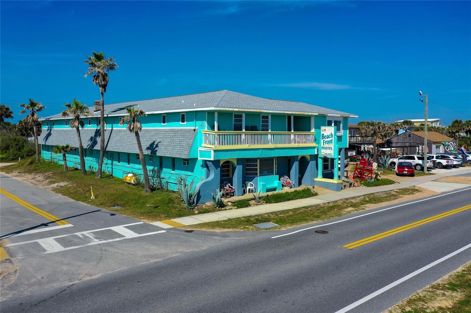 Welcome to the beachfront community of Flagler Beach, Florida a Charming Retro Beach Community The Beach Front Motel is a 20 room motel located on scenic A1A with unobstructed ocean views in the tourist district of downtown Flagler Beach. Flagler Beach has Old Florida charm with locally-owned businesses offering restaurants (no chains) with homemade cooking, local artists’ creations, and small town hospitality. The city of Flager Beach has six miles of beaches, bountiful fishing, beachside shops, waterfront restaurants and State parks. Its laid-back atmosphere and retro vibe makes it a popular destination for vacationers looking for a blend of relaxation and things to do. Key Features 1. **Convenient to Travel** South of Flagler Beach is Daytona Beach (15 miles) and Orlando (75 miles). North is St. Augustine (35 miles) and Jacksonville (75 miles).via I-95 or the scenic route on A1A. 2. **Prime Location**: Situated on scenic SR A1A with unobstructed ocean views, the property offers easy access to the beach via a dune walkover across the street. This part of the beach is pet friendly as is the Motel. Its walkable proximity to entertainment, shopping, and dining options makes it highly desirable for tourists.This walkability, plus the laid-back nature of Flagler Beach, have lured visitors away from busier beach towns like Hilton Head and New Smyrna Beach. 3. **Turn-Key Motel Business** Built in 1967, the current owner has owned and operated the property for 28 years, making improvements and upgrades to the Motel and rooms over the years, the latest being a new roof in 2024. Beach Front Motel has a loyal following with consistent repeat business. Additionally, there is a strong management team currently in place that has significantly increased positive online reviews and bookings. 2023 bookings were increased 10% over those in 2022. 4. **Strong Growth Potential**: The ongoing development projects in Flagler Beach are expected to enhance the community's exposure nationally. Current projects in Flagler Beach include the $18 million Flagler Pier replacement and the new $17 million 100 room Margaritaville Hotel by Compass one block west of A1A on State Rd 100, just 15 blocks north of the Beach Front Motel. These projects are expected to increase the upside potential of the Beach Front Motel. 5. **The Motel**:The well-appointed rooms are decorated with a retro beach vibe. There are choices in room size and amenities, with some having kitchenettes. Enjoy the views and ocean breezes from the walkway balcony. With the ongoing development projects expected to increase the community's exposure nationally resulting in increased bookings and room rates, the Beach Front Motel, with its prime location and Tourist Commercial Zoning, is well-positioned to capitalize on the growing interest in Flagler Beach as a tourist destination. Overall, it is an excellent investment opportunity for those wishing to purchase beachfront property and/or looking to enter the hospitality business in this charming beachfront community.