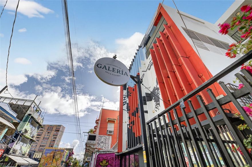 Galería is a business for sale located on one of San Juan’s most vibrant and high-traffic nightlife streets, Calle Ernesto Cerra. Since the early growth of this area, Galería has stood out as a well-known hotspot and a point of reference, making it a unique opportunity to acquire an established business with strong market presence. The sale includes the full bar inventory and a fully equipped industrial kitchen in excellent condition, allowing for immediate operation. The property is distributed across three levels: the first level features the main operating area of the business; the second level offers the opportunity to create a distinctive concept such as a lounge, creative space, or private event area; and the third level consists of two units currently operating as Airbnbs, generating passive income. This property offers a rare combination of an operating business, expansion potential, and additional income streams in one of San Juan’s most dynamic and sought-after locations.