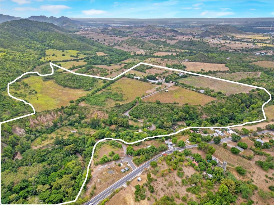 Located in Santa Isabel, Puerto Rico, this 384-acre ranch is just 2 miles from the nearest highway and offers everything needed for a top-tier equestrian property. A private, gated driveway leads to a Spanish-style estate surrounded by wooden fencing. The ranch includes stables for up to 208 horses, private tracks with a half-mile training circuit, a chute, and starting gates, plus a hilltop barn and apartments in the second floor. Additional features include 44 stalls with automatic waterers, two concrete-and-steel barns with 60 stalls and space for carriages, three multi-use barns with 86 stalls, and a stallion barn with 18 stalls. A 1,300-foot-deep well and a 58,000-gallon reserve tank provide water for the barns, pastures, and irrigation system. Whether you’re a horse lover, investor, or looking for a peaceful estate, this property has incredible potential.