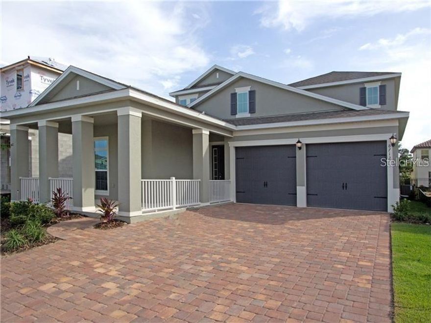 Welcome to this energy efficient home like new with brand new vinyl plant flooring on second floor and fresh interior paint!  The home features a spacious kitchen with Whirlpool SS appliances, 42" upper cabinets, large center island, walk in pantry, granite countertops open to the Family room and adjacent to your private den/study. Visitors will feel right at home in the main floor guest suite. The Master retreat boasts a walk in closet and luxurious bath with soaking tub, separate shower and his and hers vanities. Upper level Laundry room for added convenience. Love living at Windermere Trails with the refreshing pool, splash park, playground, picnic tables and convenient location. Known for their energy efficient features, our homes help you live a healthier, quieter lifestyle while saving you thousands on your utility bills.