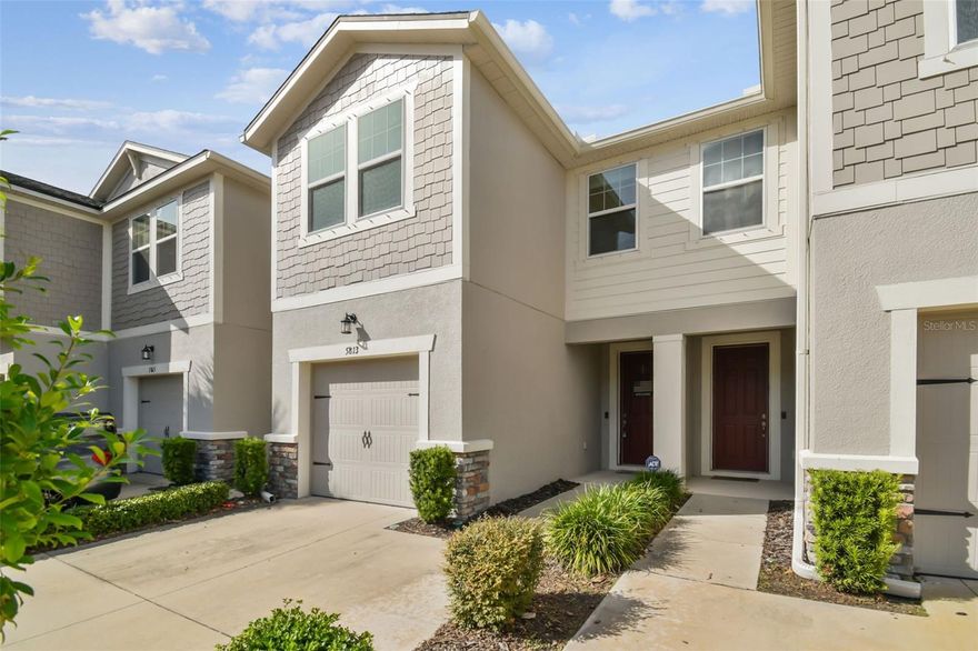 Welcome to this gorgeous move in ready Townhome in the heart of Lutz. Located in the Gated neighborhood of Avea Pointe. This 3 Bedroom/2.5 Bathroom townhome with Bonus loft space is perfection inside and out. You'll love the open-concept floor plan with abundant natural light making every room feel bright. This home boasts high ceilings, ceramic tile, and luxury vinyl floors throughout. The open kitchen has beautiful solid wood cabinetry, Quartz countertops, built in shelving, a massive under stair storage pantry, a large island and all brand-new Stainless-Steel appliances. The Primary bedroom is spacious with dual walk-in closets. The master bathroom includes dual vanities, a walk-in shower and a bonus large walk-in closet. The large loft area makes for an ideal secondary living space or Home Office. The 2 secondary bedrooms are adjoined by the beautiful bathroom in this split floor plan home. Ample storage all throughout with a spacious 1-car garage complete with an Epoxy floor and 2 car driveway. Relax on your screened back patio with a cup of coffee in the morning or unwind with a glass of wine in the evening. Just steps from the Community Pool with extra parking space for all your guests. In its prime location, this home offers convenient access to top-rated A+ Schools, Shopping, Dining, Hospitals and outdoor recreational activities. Centrally located and just minutes from the Veterans Expressway for an easy commute to Downtown Tampa and Tampa International Airport. Don't miss out on this amazing opportunity to own your piece of Tampa. Seller is offering a $5,000 credit towards Buyer's Closing Costs! Welcome to your new home!