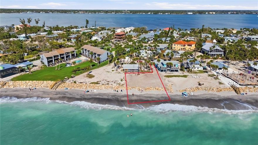 4706 North Beach Road, Manasota Key, Englewood, FL 34223
Gulf Front Home Site Manasota Key Build Your Legacy on 85± Feet of Gulf Shoreline
Rarely does an opportunity of this magnitude present itself a true Gulf front home site on Manasota Key with approximately 85 linear feet of direct Gulf of Mexico frontage. This is not a view lot. This is not deeded beach access. This is your own private stretch of white sand on one of Florida’s most coveted and protected barrier islands.
Situated on North Beach Road, the most sought after address on Manasota Key, this parcel is the ideal foundation for a custom designed legacy estate: a place where your family will return year after year, where memories are made across generations, and where the value of the land quietly appreciates beneath your feet just as it has for every wise investor who planted their flag on this island before you.
Manasota Key is a barrier island off the Gulf Coast of Florida offering privacy and pristine beauty, primarily residential in character with a wildlife sanctuary — a place to build or purchase the tropical home of your dreams. With a year round population of fewer than 1,500, this is not a place you stumble upon. You arrive here intentionally and you stay.
The site is survey ready with a 2024 boundary and elevation survey completed by Florida Engineering & Surveying, LLC, placing the property in Flood Zone VE (elevation 14), confirming authentic, primary beachfront status. Palm trees grace the property today. Your architect’s vision fills it tomorrow.
Whether you are a 1031 exchange investor seeking a hard asset with irreplaceable scarcity, a family looking to anchor a trust with a multigenerational Gulf front retreat, or a luxury builder ready to bring a signature coastal estate to life, this is the site that checks every box. Beachfront land on Manasota Key does not come back to market. When it’s gone, it’s gone.
The Gulf is calling. Your legacy starts here. to discuss acquisition strategy, 1031 exchange compatibility, and trust held ownership structures.