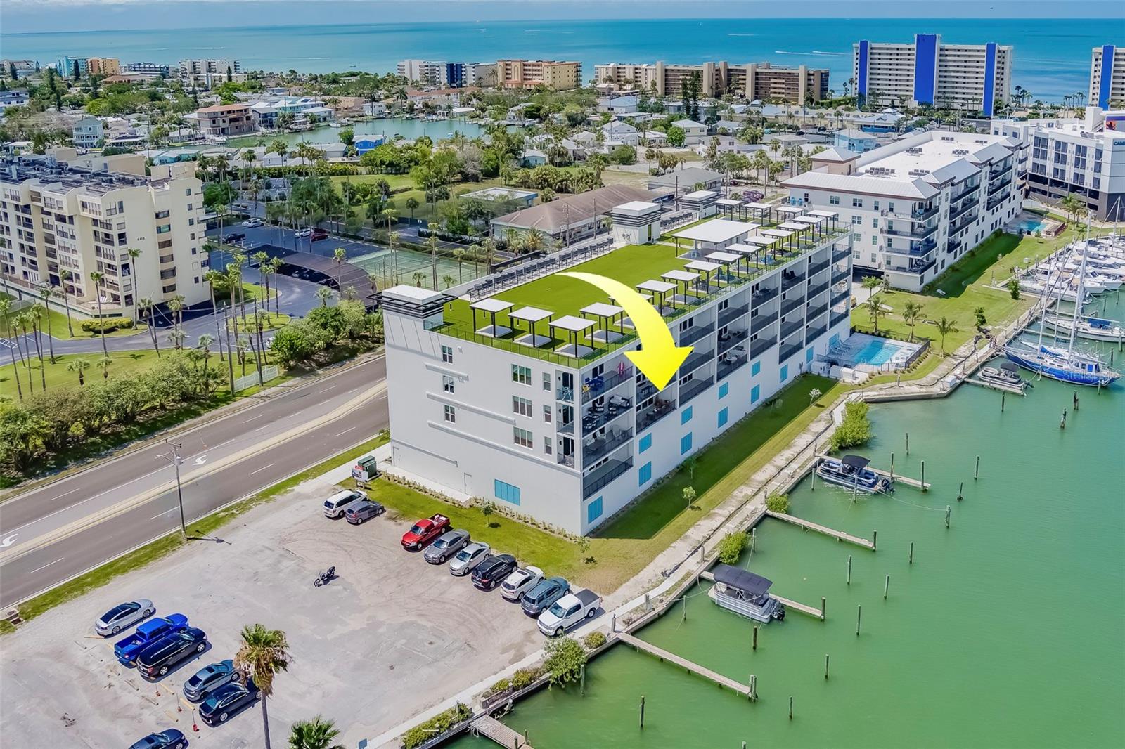 Stunning Waterfront Condo at The Residences in Madeira Beach
Welcome to your dream getaway! This beautifully furnished 3-bedroom, 3-bathroom condo offers the perfect blend of luxury, comfort, and convenience in the newly built Residences at Madeira Beach. Enjoy breathtaking intracoastal water views from your private balcony, and unwind in a resort-style setting that feels like home. Inside, you’ll find gorgeous furnishings, a spacious open floor plan, and the convenience of inside laundry. The condo includes two under-building parking spaces, making beach life easy and hassle-free. This waterfront gem is available for lease for a minimum of one month, making it ideal for seasonal stays or extended getaways. Community amenities include a heated pool and hot tub, a fully equipped fitness center, and a stylish waterfront gathering room—perfect for entertaining or relaxing. Don’t miss the rooftop deck, where you can catch spectacular sunsets every evening. Just a short walk to beach access, restaurants, bars, grocery stores, and more, this condo offers everything you need for the ultimate coastal lifestyle.
SEASONAL PRICES WILL VARY FROM JAN-APRIL. PLEASE ASK FOR DETAILS