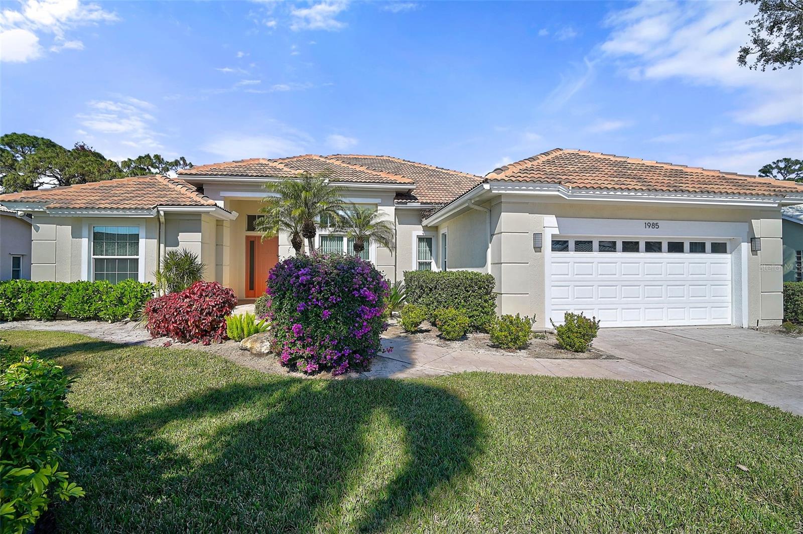 **BEAUTIFULLY UPDATED HOME with Lush Landscape and Golf Course View, Situated on a Private and Serene, 0.28 Acre Interior Lot** Offers 3-BEDS plus OFFICE/DEN and 2 FULL BATHS. Many recent updates include Plantation Shutters, Luxury Vinyl Plank flooring, a Stunning NEW Kitchen with Granite counters, Stainless Steel BOSCH Appliances, and Much More! Newly Tiled and Screened Lanai. NEW Hurricane Impact Windows (2021), HVAC (2021), HOT WATER TANK (2021), ROOF (2017), Re-Plumbed, Etc. OVERSIZED 2-1/2 car Garage. Calusa Lakes, a deed restricted community, boasts LOW HOA fees and NO CDD fees and is located in South Sarasota, just a short drive to Nokomis Beach and Siesta Key while the neighborhood offers easy access to nearby Oscar Scherer State Park, the popular Legacy Bike Trail and A-rated Schools. **ENJOY the 3D VIRTUAL TOUR**