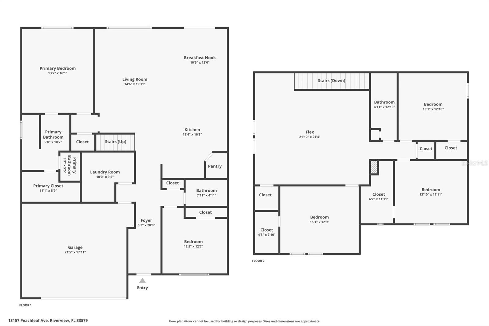 13157 PEACHLEAF AVENUE, RIVERVIEW, FL, 33579 1 13157 PEACHLEAF AVENUE