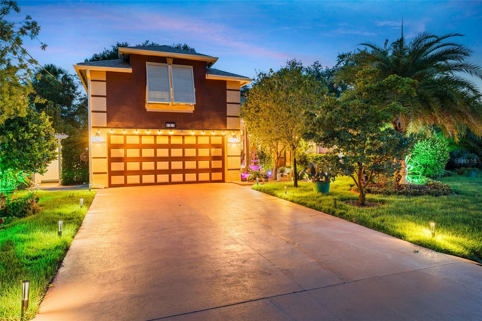 From the grand front door to the peaceful, park-like backyard, this spacious home is truly special. It features a rare upstairs 4th bedroom with its own full bath—perfect for guests or a private office. You'll love the formal living, dining, and family rooms with brand-new tile throughout, high ceilings, and big, bright windows. The split floor plan gives the master suite plenty of privacy, with vaulted ceiling, two walk-in closets, and a fully updated bathroom with new vanity, tiled shower, and bright LED lights.
The kitchen has solid wood cabinets, stainless steel appliances, and a sunny breakfast nook that opens to the large family room. Step out back to relax in the screened porch, enjoy the fire pit under the pergola, and pick fruit from your own trees!
Upgrades include, new roof (2025), Fence, hurricane shutters and screens (rated up to 130+ mph), impact sliding glass door, newer A/C motor (2023), cleaned and improved HVAC system (2024), new sod (2025), drip irrigation, and two large sheds for extra storage. This move-in ready Florida gem has it all—and furniture is negotiable! It's a rare opportunity, schedule your showing today!