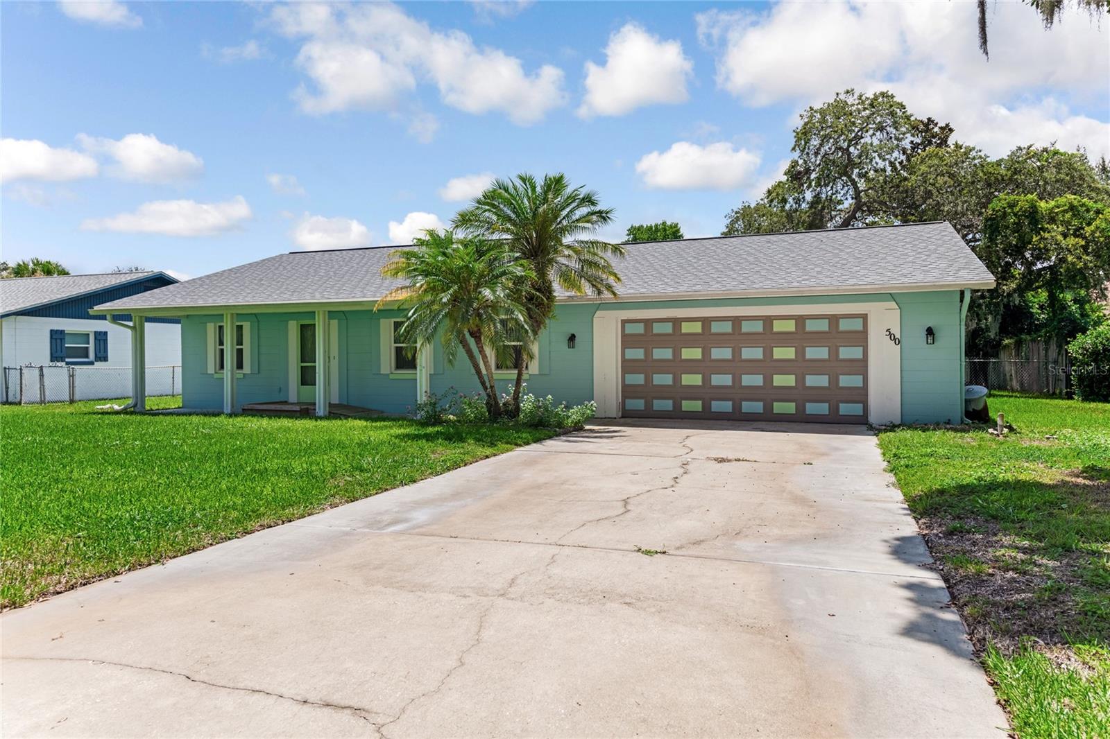 Very Nice 3 bedroom 2 bath with 2 car attached garage with opener, ranch style block home in very desirable Ormond Beach. With new roof in 2024, double pane windows in 2014,hot water heater in 2018 and tile floors throughout (carpet in bedrooms), and geothermal a/c unit. This property represents one of the best values on the Ormond mainland. Close to everything including the ''Riv'' for Golf.While washer and Dryer do convey, Owner will remove a few personal items including furnishing and items in the garage prior to closing (unless buyer wants to negotiate them). Please see the totally immersive tour by clicking on the link in the upper left corner of the listing. All measurements considered accurate but not warranted. BETTER HURRY, ALL THIS VALUE WON'T LAST LONG AT THIS PRICE!