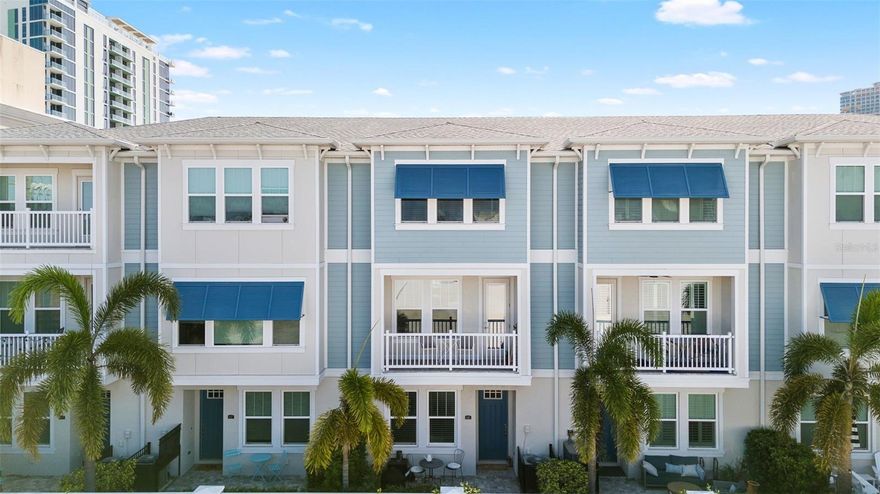 Downtown St Pete Townhome for ANNUAL LEASE.  Unfurnished 3 Story Townhome built in 2020 features 3 Bedrooms and 3 1/2 Baths.   First Floor has a private Bedroom Suite/Office and Private Patio Space. The 2nd Floor is an Open Concept Kitchen/Dining/Living Room Combination with a Private Terrace.  Two En Suite Bedrooms and Laundry complete the Third floor of the residence.  Additional Features include an attached 2 Car Garage and Contemporary Finishes throughout.  You will love this location, walking distance to Restaurants, Shopping, Beach Drive, The Pier, Tropicana Field and more.  Close proximity to Tampa and the Beaches.