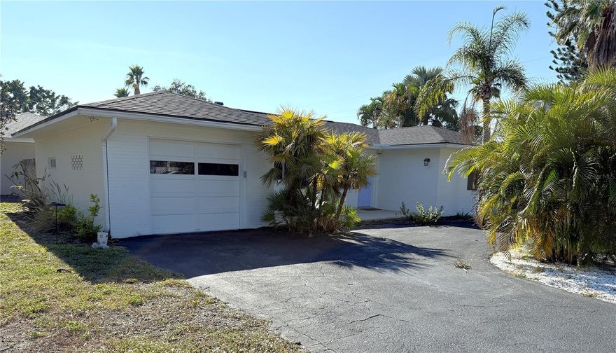 Just one block from the water and the Pinellas Trail sits this charming brick Dunedin Isles 2/2 home featuring upgraded kitchen with convection oven, stainless appliances and Corian counters. A screened HEATED pool with pool care included, fenced yard for privacy, circular drive, oversize one car garage and circular driveway. Inside laundry room with front-load washer & dryer and lots of storage space! The home is just minutes from the world-famous Caladesi and Honeymoon Islands and vibrant downtown Dunedin. Call today for an appointment!