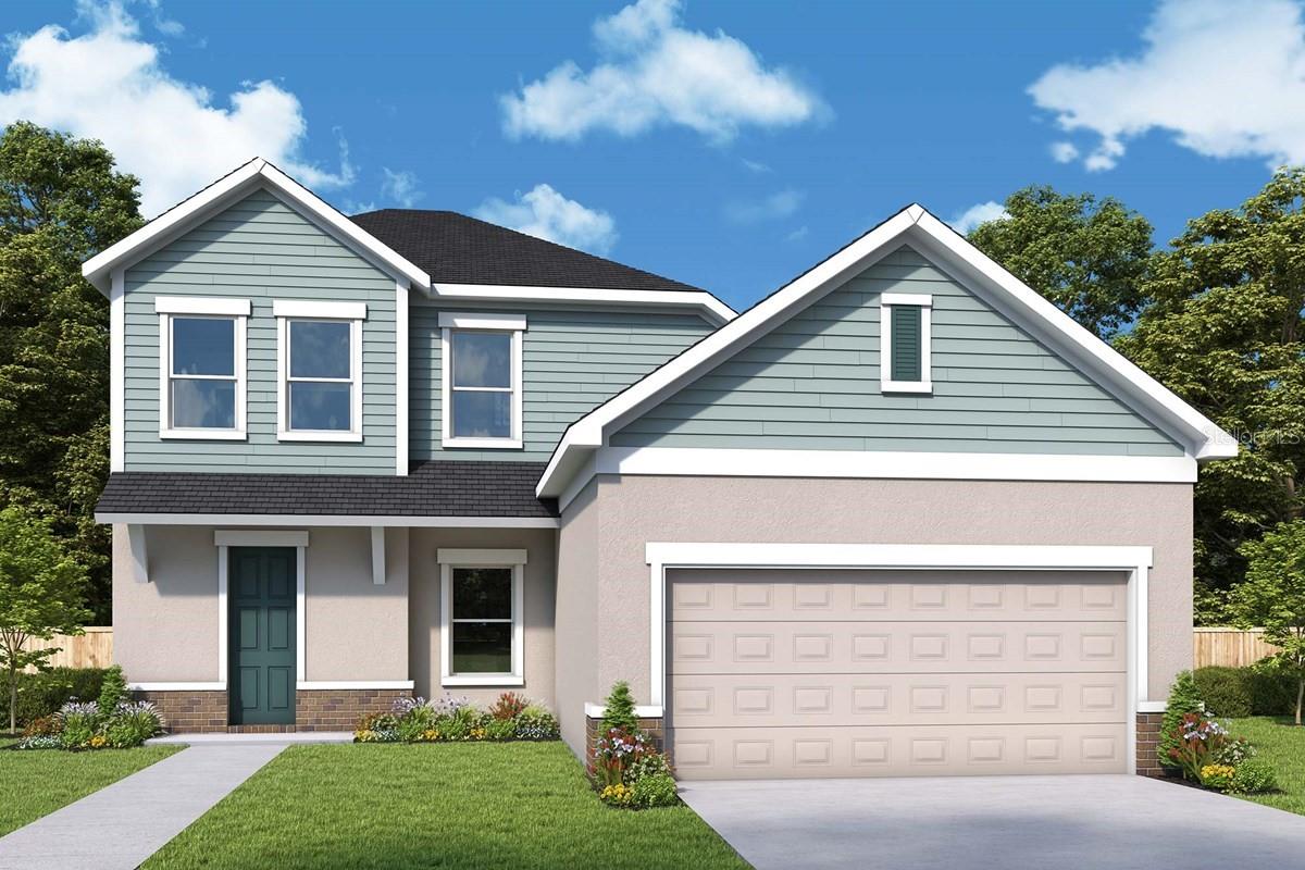 Under Construction. Step into the elegance of your new home in Oakfield at Mount Dora! Award Winning David Weekley’ Homes signature craftsmanship is evident throughout our Miri plan. The Miri by David Weekley Homes is a thoughtfully designed four-bedroom, three-bathroom home with a study, upstairs retreat and three-car garage. This home offers the perfect blend of luxury and functionality, making it an ideal choice for families seeking space and style. The main floor welcomes you with an open-concept layout, featuring a chef-inspired gourmet kitchen that flows seamlessly into the dining and family rooms. The study is perfect for work-from-home professionals or a quiet reading nook. Each secondary bedroom is generously sized, while the Owner’s Retreat boasts a spa-like en-suite bathroom and a walk-in closet. Upstairs, a large retreat area offers endless possibilities—a game room, media space, or additional living area for family fun and relaxation.The 3-car garage provides ample storage, and the home’s crown jewel is its location on a corner homesite with a quick walk to the amenity center with playground, pool and dog park.
Enjoy all the conveniences Oakfield at Mount Dora has to offer. Publix is a short walk from the community. Grantham Point boat ramp and lighthouse, Downtown historic Mount Dora at Donnelly Park are all a short 6-minute drive. The 453 Expressway Connector is just 5 minutes from Oakfield, giving you easy access South towards Winter Garden via 429 or North towards Sanford via the new Wekiva Parkway.