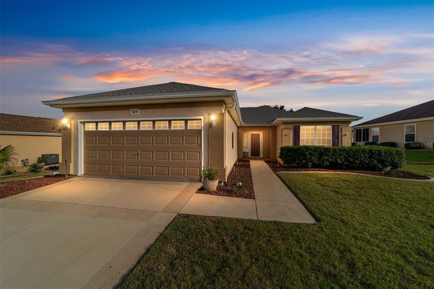 Beautiful 2 Bedroom, 2 Bath “Amelia” model located in the desirable St. Andrews neighborhood! This well-maintained home features tile flooring throughout the main living areas and carpet in the bedrooms. Recent updates include a NEW Roof (2024) and HVAC (2021). The extended 27’ garage includes a side service door for added convenience. Relax on the covered lanai with birdcage enclosure and enjoy the spacious, beautifully curbed landscape beds. Ideally located within the community, this home is move-in ready and waiting for you!

Located in the AWARD-WINNING Del Webb Spruce Creek Golf & Country Club — a gated, 3,250-home active adult community offering an exceptional lifestyle with over 70 clubs and activities. Amenities include 3 pools, 3 spas, clubhouse, fitness center, bocce ball, shuffleboard, 12 lighted pickleball courts, 7 lighted tennis courts, sand volleyball, water volleyball, scenic walking paths, Lake Vista Gazebo, pavilions, and the popular Liberty Grille restaurant. Golf enthusiasts will love the four 9-hole golf courses! Experience the gorgeous tree-lined boulevard and start living your BEST LIFE today. Don’t wait to see this beautiful home!