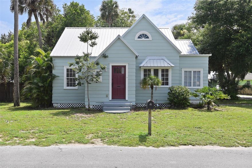 Living is so sweet in this adorable 3 bedroom, 2 bathroom home located just 2 blocks from N Riverside Dr. Nestled among old oaks and quaint homes yet centrally located you can walk to Canal St shopping and dining, farmers market, and more, yet avoid all that beach side traffic. With 3 bedrooms, 2 bathrooms, a sunny parlor, and in-home laundry, this small space is certainly maximized. The difference is in the details including architectural touches like arched doorways, bead-board walls, a barn door to the master bath, and custom trim work inside; outside it boasts a metal roof, charming front entry, and a deck off the back. The updated kitchen has stainless appliances, stylish chandelier, and a breakfast bar. Tall ceilings and tons of natural light bring a feeling of airiness to this charming space. Contact us today to see this special space before it gets away! ;Water: City