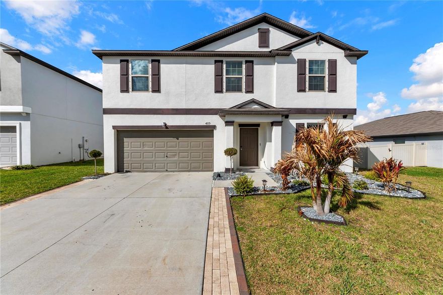 Welcome to this beautifully maintained, spacious, and thoughtfully designed 5-bedroom, 2.5-bathroom home conveniently located in the Copperspring community of New Port Richey.  Offering nearly 3,000 square feet of comfortable living space with a flexible layout to fit a variety of lifestyles, including a primary bedroom suite conveniently located on the main level. 
Featuring a bright open-concept floor plan, the home provides excellent flow between the kitchen, dining, and living areas, creating an inviting space for both everyday living and entertaining. The first floor also includes a dedicated office/den, ideal for working from home or additional flex space. Upstairs you'll find a versatile loft area perfect for a media room, playroom, or second living space, along with generously sized secondary bedrooms.
Situated on a large lot of over 7,000 square feet, the backyard offers plenty of room to create your ideal outdoor retreat, whether that includes a future pool, outdoor kitchen, or expanded patio area.
Residents of Copperspring enjoy community amenities including a pool, playground, and walking trails, along withaccess to the nearby Anclote River for kayaking and canoeing. The community also features a dock overlooking a natural spring, offering a peaceful setting to enjoy Florida’s natural beauty.
Conveniently located just off State Road 54, the home is less than 10 minutes to Downtown New Port Richey, less than 10 minutes to Trinity and Odessa, and under 20 minutes to the Tarpon Springs Sponge Docks, placing shopping, dining, parks, and waterfront attractions within easy reach. Downtown Tampa and Tampa International Airport are also approximately a 45-minute drive, making commuting and travel convenient. 
Schedule your private showing today and discover the space, comfort, and convenience this Copperspring home has to offer.