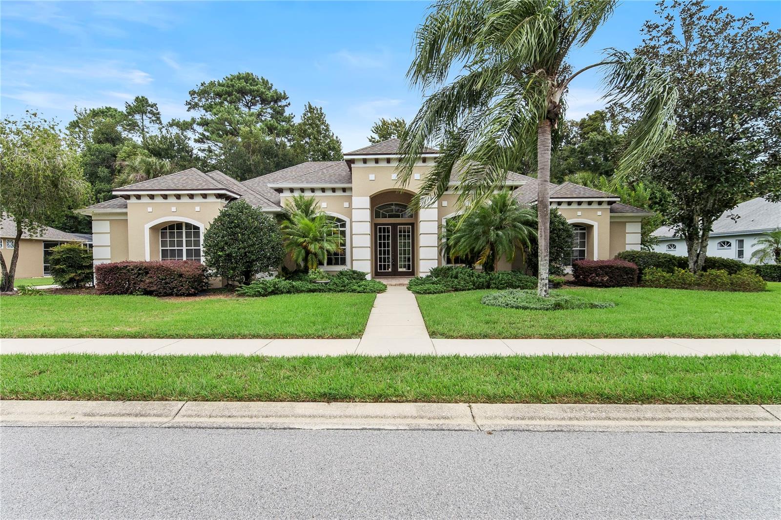 Under contract-accepting backup offers. Your Dream Home Awaits in Upscale Meadowbrooke, welcome to 343 Leslie Lane, a beautifully updated one-story pool home nestled on a rare, private ¾-acre wooded lot in the heart of Lake Mary. Located in the sought-after Meadowbrooke community, this 4-bedroom, 3-bath home PLUS a dedicated OFFICE OR FLEX ROOM on a RARE 3/4 acre lot offers the perfect blend of privacy, space, and modern comfort.
Inside, you'll find a light-filled OPEN AND AIRY 3 WAY split floor plan with soaring ceilings, a spacious great room with stunning pool views, and generous living areas ideal for entertaining or everyday life. Recent upgrades include a new roof and A/C (2022), fresh interior paint, NEW luxury vinyl plank flooring, ceiling fans, and stylish light fixtures throughout (2024).
Step outside and enjoy your own private POOL retreat surrounded by LUSH TREES AND GARDEN VIEWS, a true rarity in Lake Mary. Located near top-rated Lake Mary schools, popular restaurants, shopping, and more. This home truly has it all.
Don't miss this unique opportunity to own a serene and spacious oasis in one of Central Florida’s most desirable communities near great Lake Mary Blvd. shopping, dining and activities, including great schools.