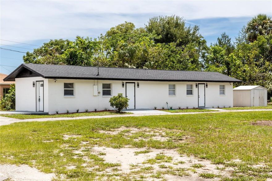 Don't miss this Unique opportunity to own this beautifully renovated 3-bedroom, 2-bathroom home on an oversized 30,000 sqft lot! This move-in ready property features an open-concept layout perfect for comfortable living and entertaining. Enjoy a stunning kitchen with brand-new cabinets, quartz countertops, a modern backsplash, and new stainless steel appliances. Additional upgrades include new water-resistant laminate flooring, updated bathrooms, a brand-new A/C system, new water heater, new architectural shingle roof, updated light fixtures, and fresh interior and exterior paint. With ample yard space, this home offers endless potential—whether for outdoor entertaining, expansion, or adding a pool. Conveniently located near schools, shopping, and major highways. A must-see!