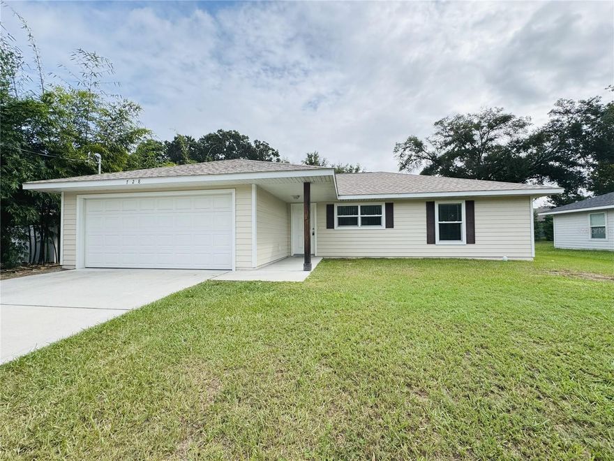 * 3 Bedroom, 2 bath, 2 car Garage * Wood Vinyl Flooring throughout * Inside laundry room with washer and dryer * Stainless Steel Appliances * Granite Counter tops * Inside Inverness City Limits * On Inverness City Water * Less than 3 miles from downtown Inverness and Citrus Memorial Hospital * Directly Across from Withlacoochee State Trail *