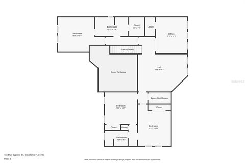 Tiny photo for 433 Blue Cypress Drive, Groveland, FL 34736 (MLS # G5117233)